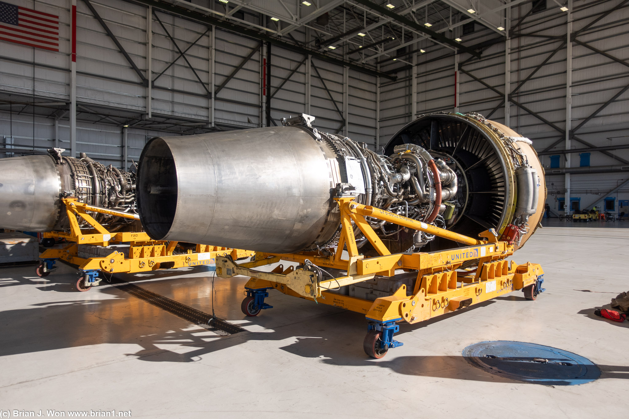 GE CF6-80C2 engines for the 767-400ER.