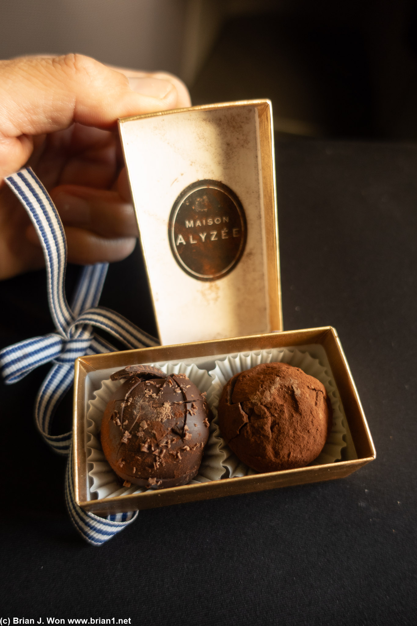 Maison Alyzee chocolates from New York.