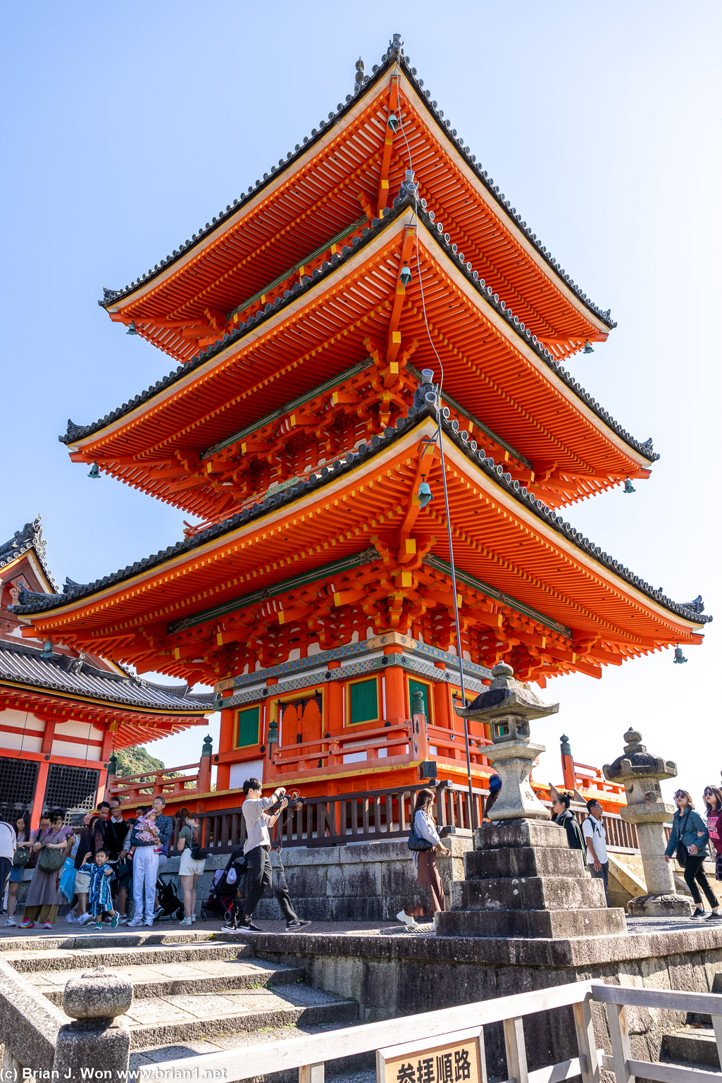 Kiyomizu-dera Temple.