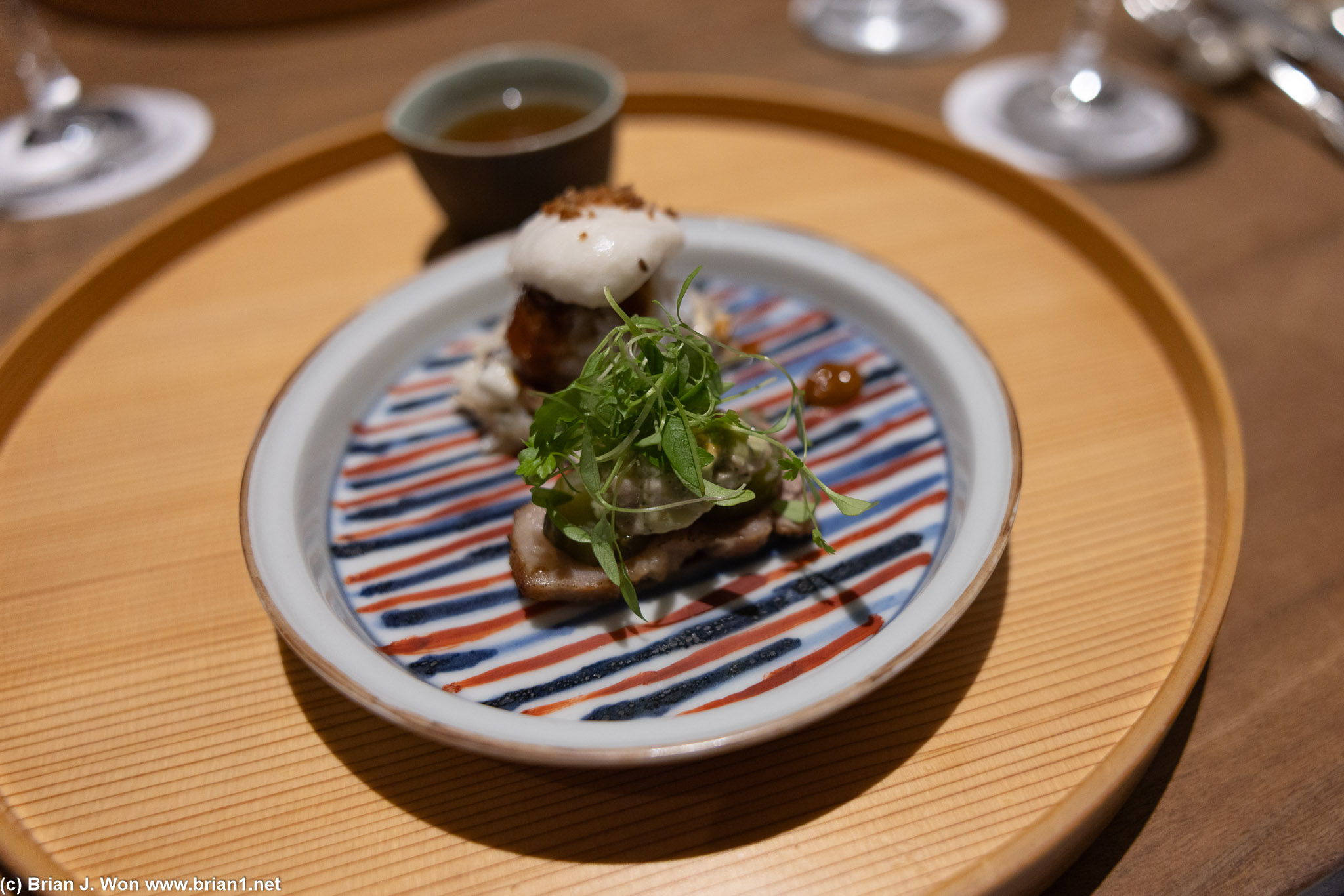 Anago and risotto, turtle soup.