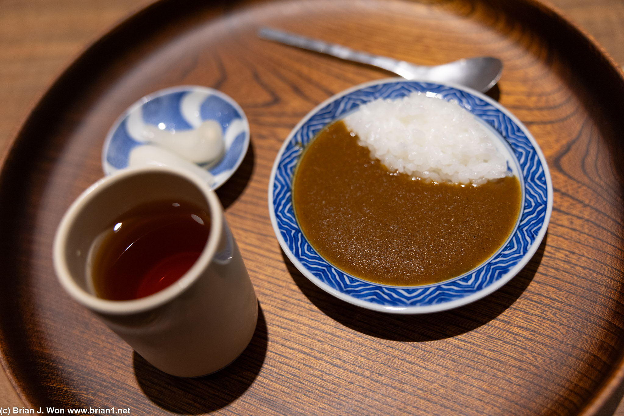 Curry and rice.