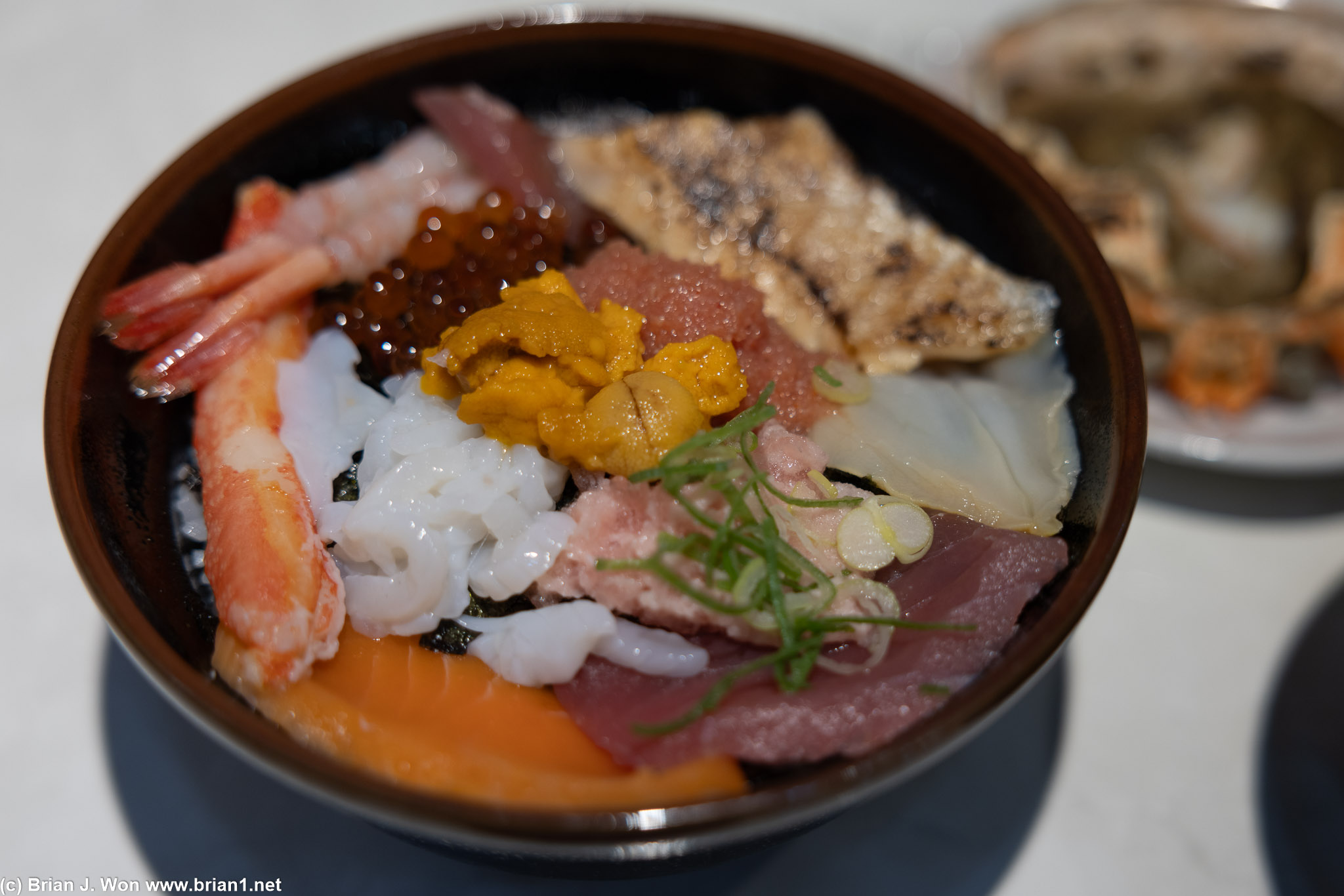 Chirashi for dinner.