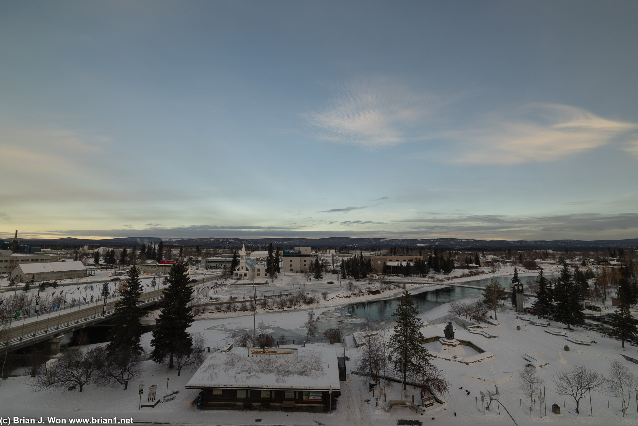 Morning in Fairbanks.