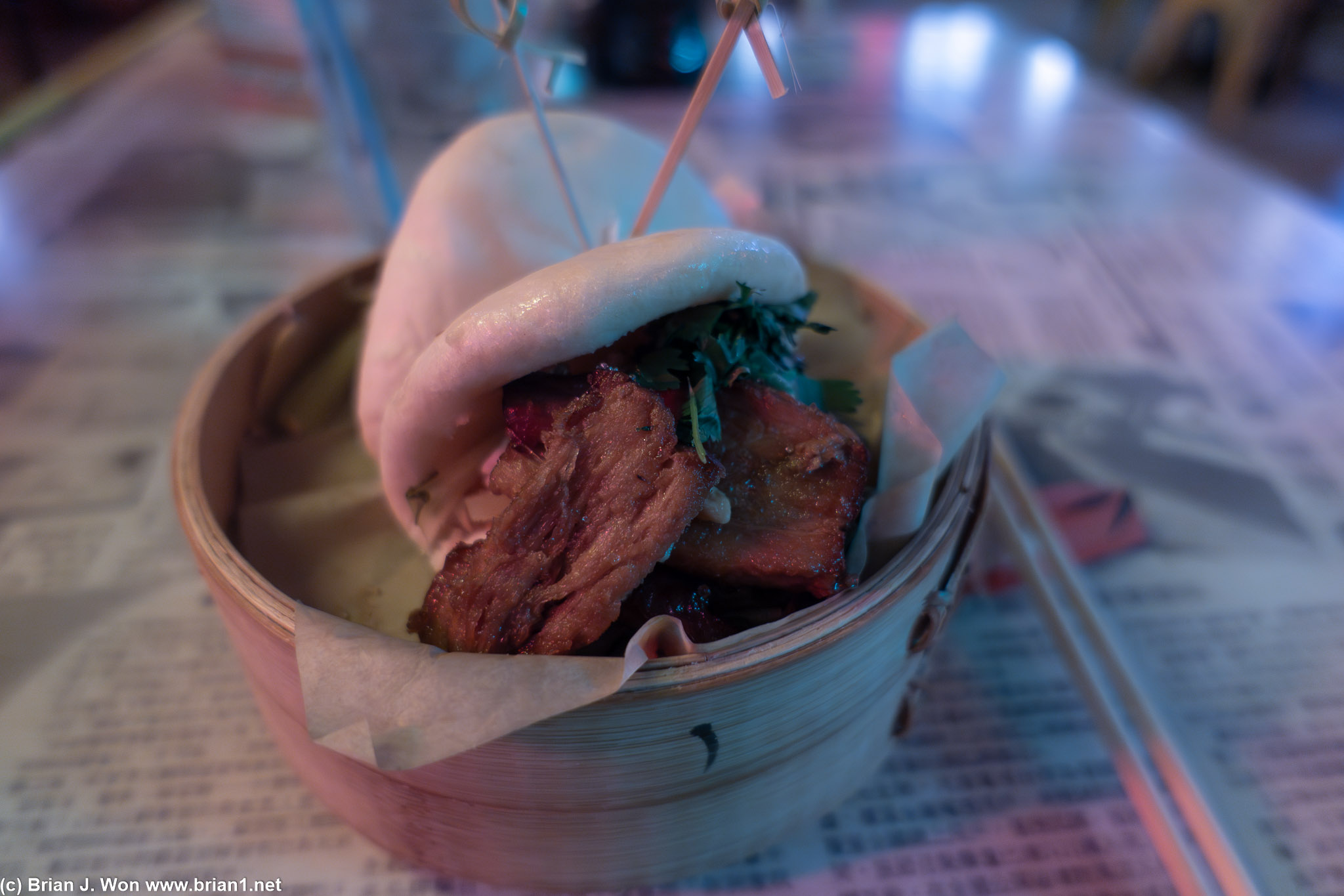 Pork bun was okay.