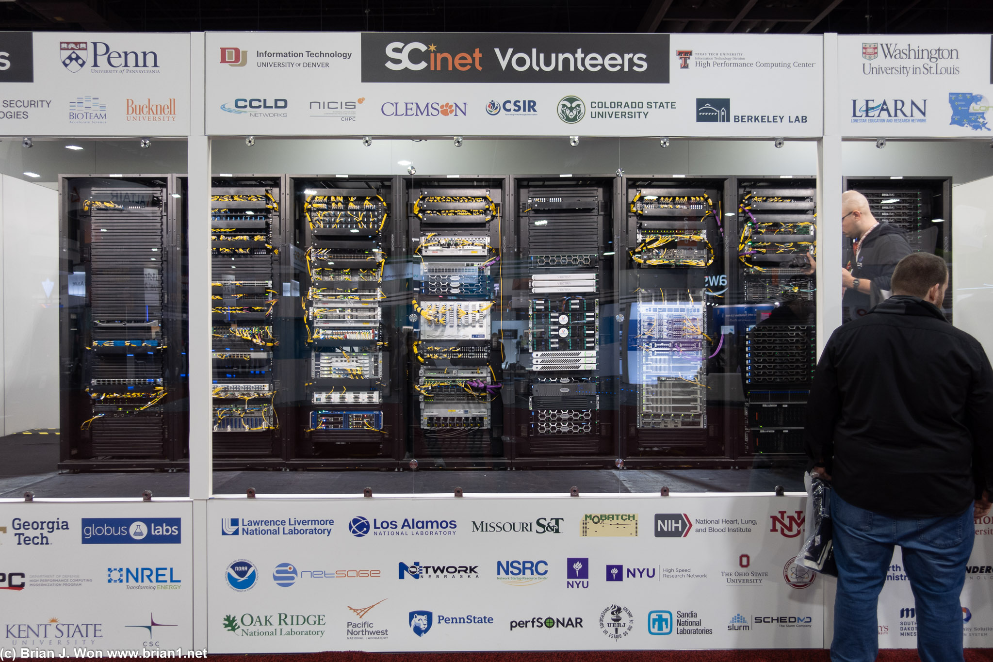 Heart of SCinet.