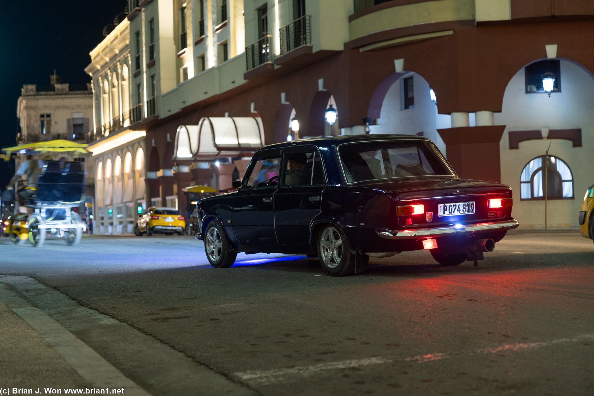 The Lada might be the most common car here.