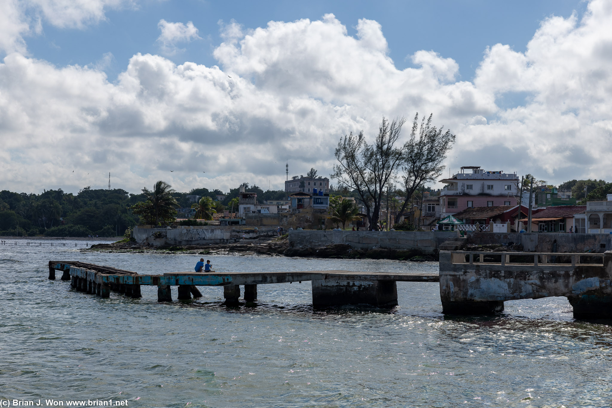 Malecón de Cojimar, where Ernest Hemingway used to fish.