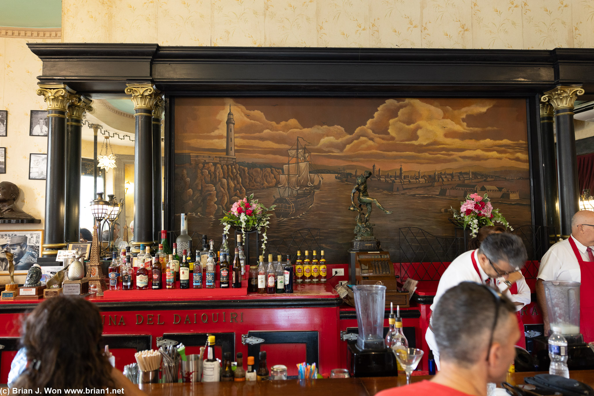 One of Ernest Hemingway's watering holes, El Floridita.