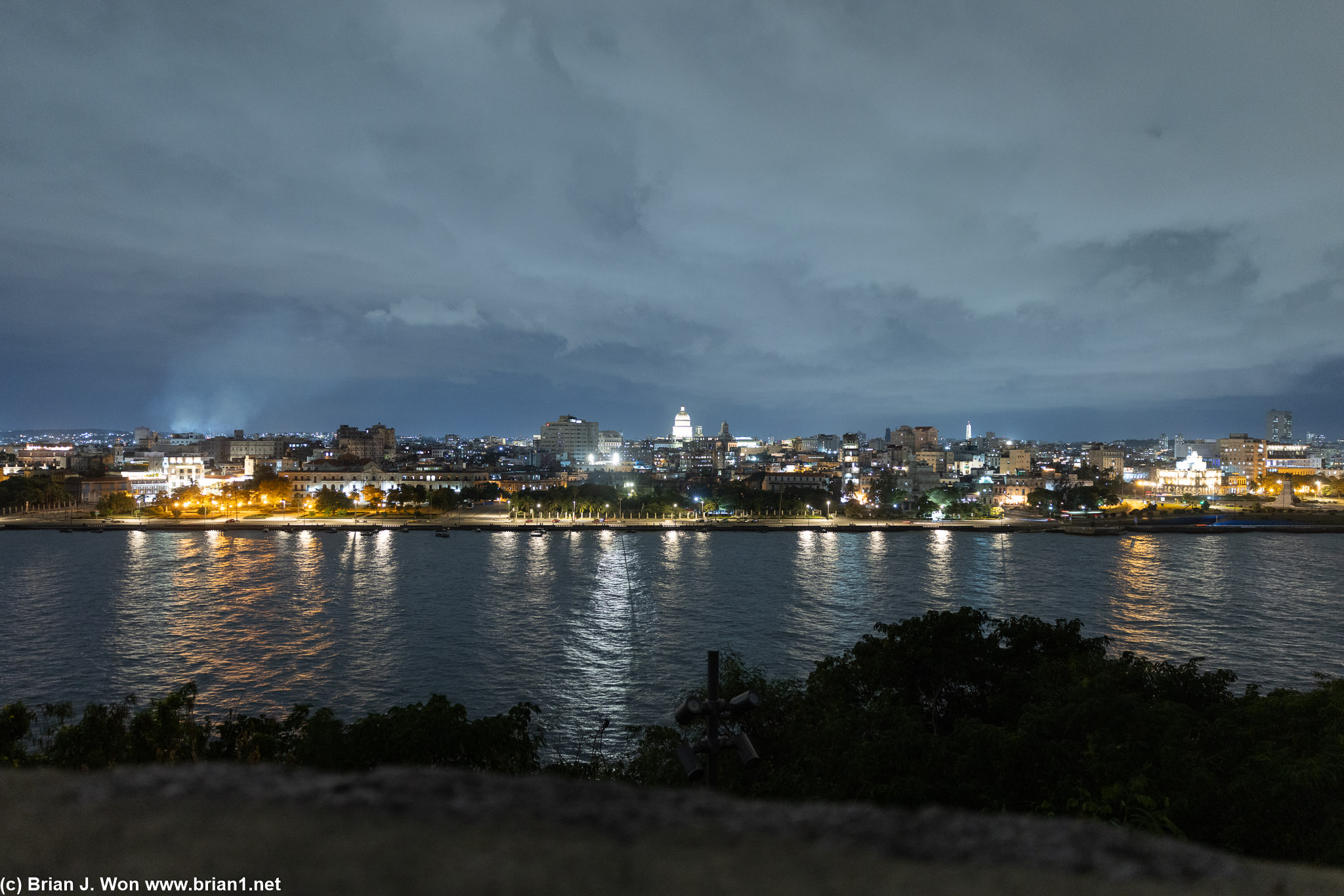 View of Havana from Fort of San Carlos.