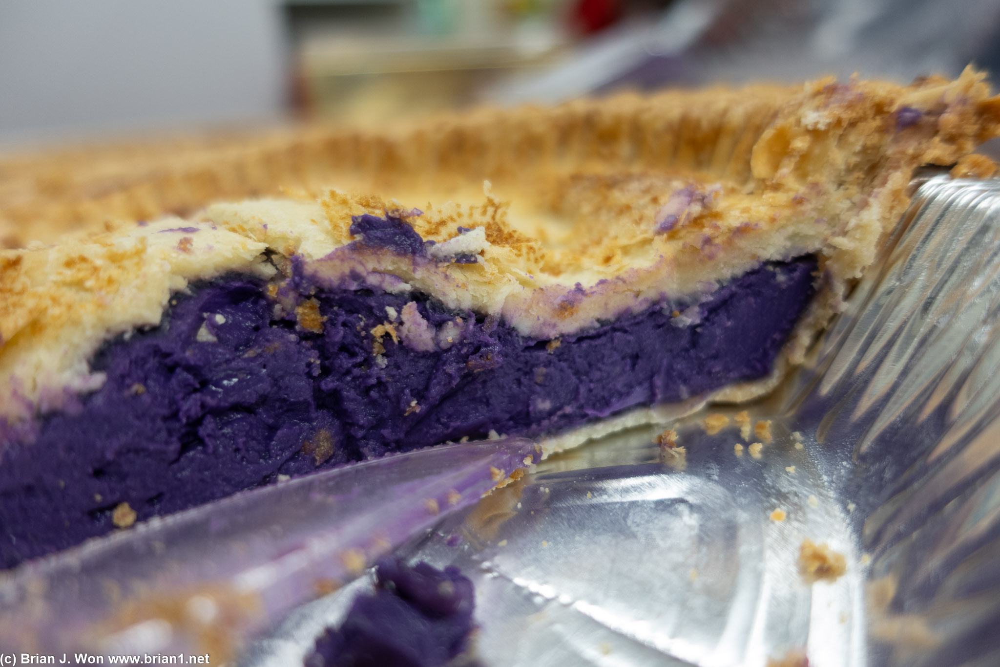 Madison's ube pie.