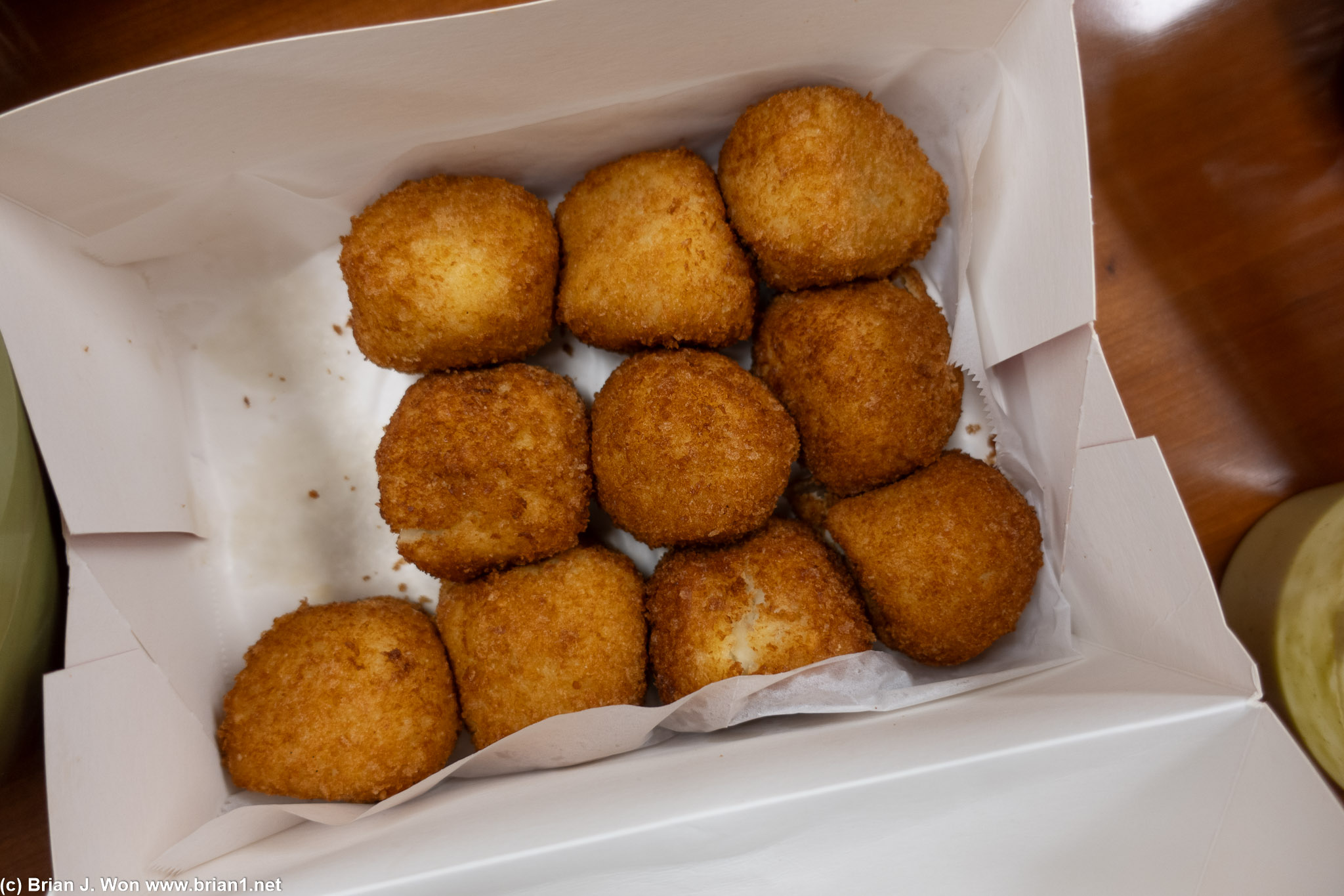 Potato balls from Porto's.