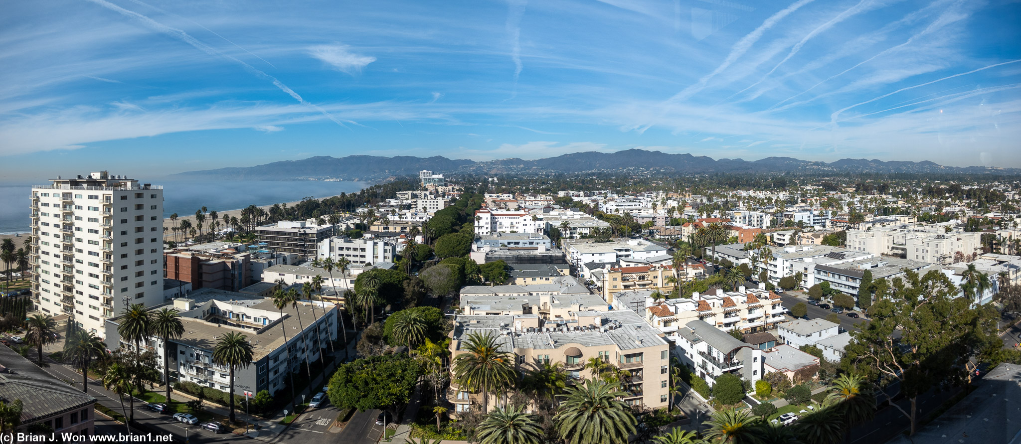 View from The Penthouse at the Huntley Hotel.