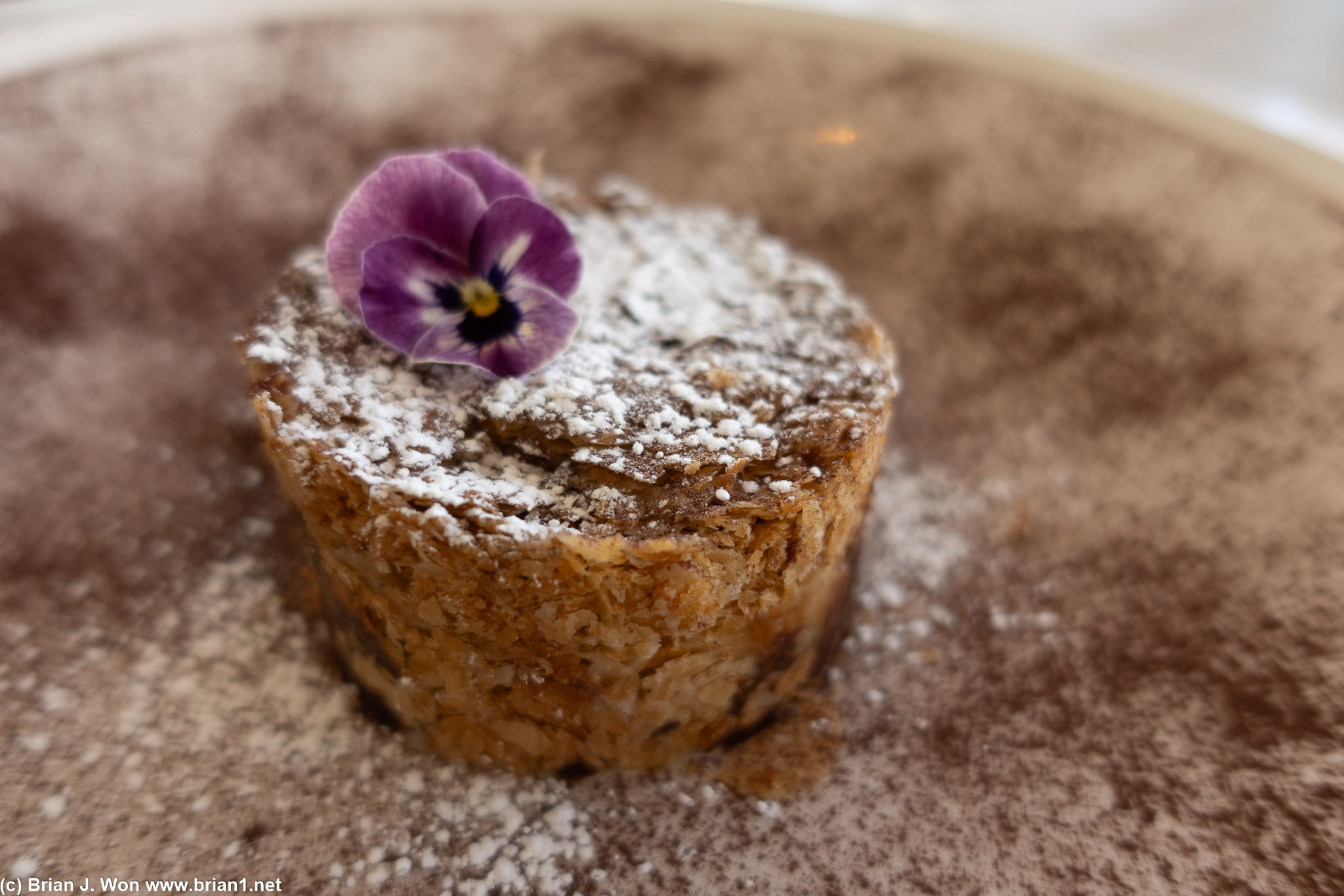 Some sort of pressed cornflakes dessert.