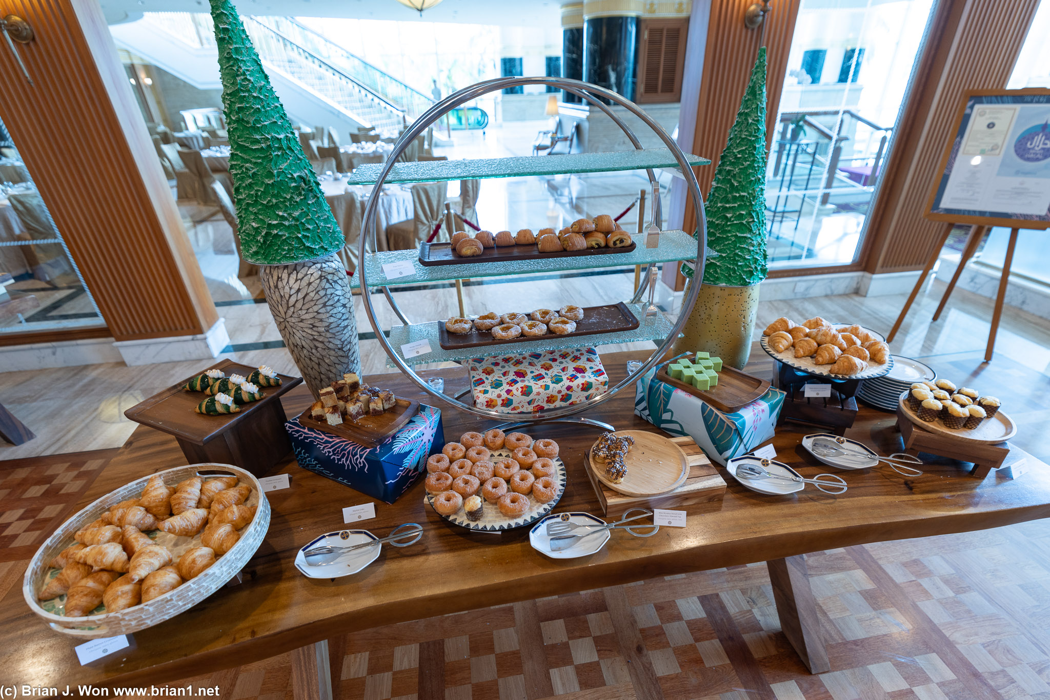 Pastries and baked goods.