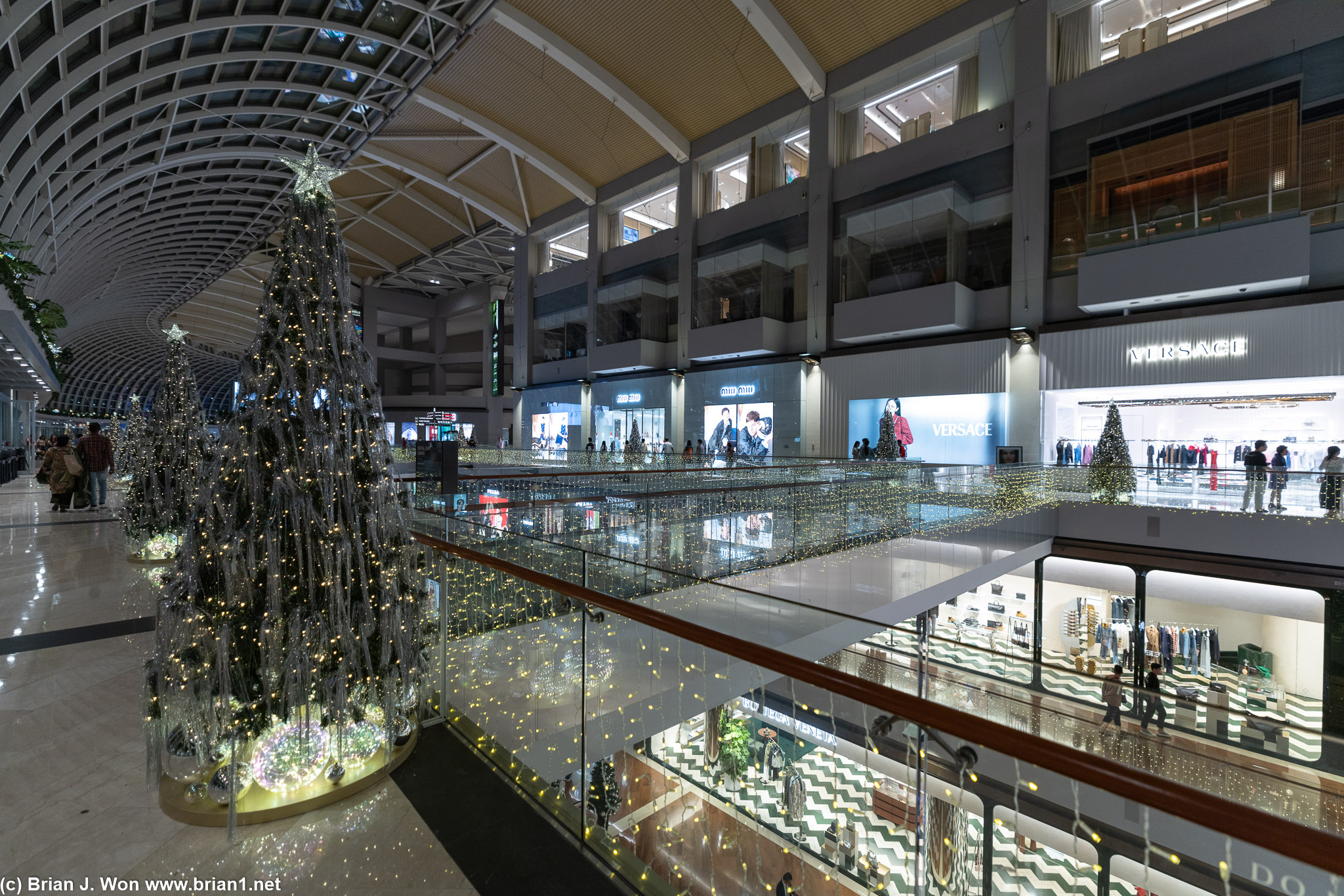 The other Christmas trees scattered around the mall were kind of meh.