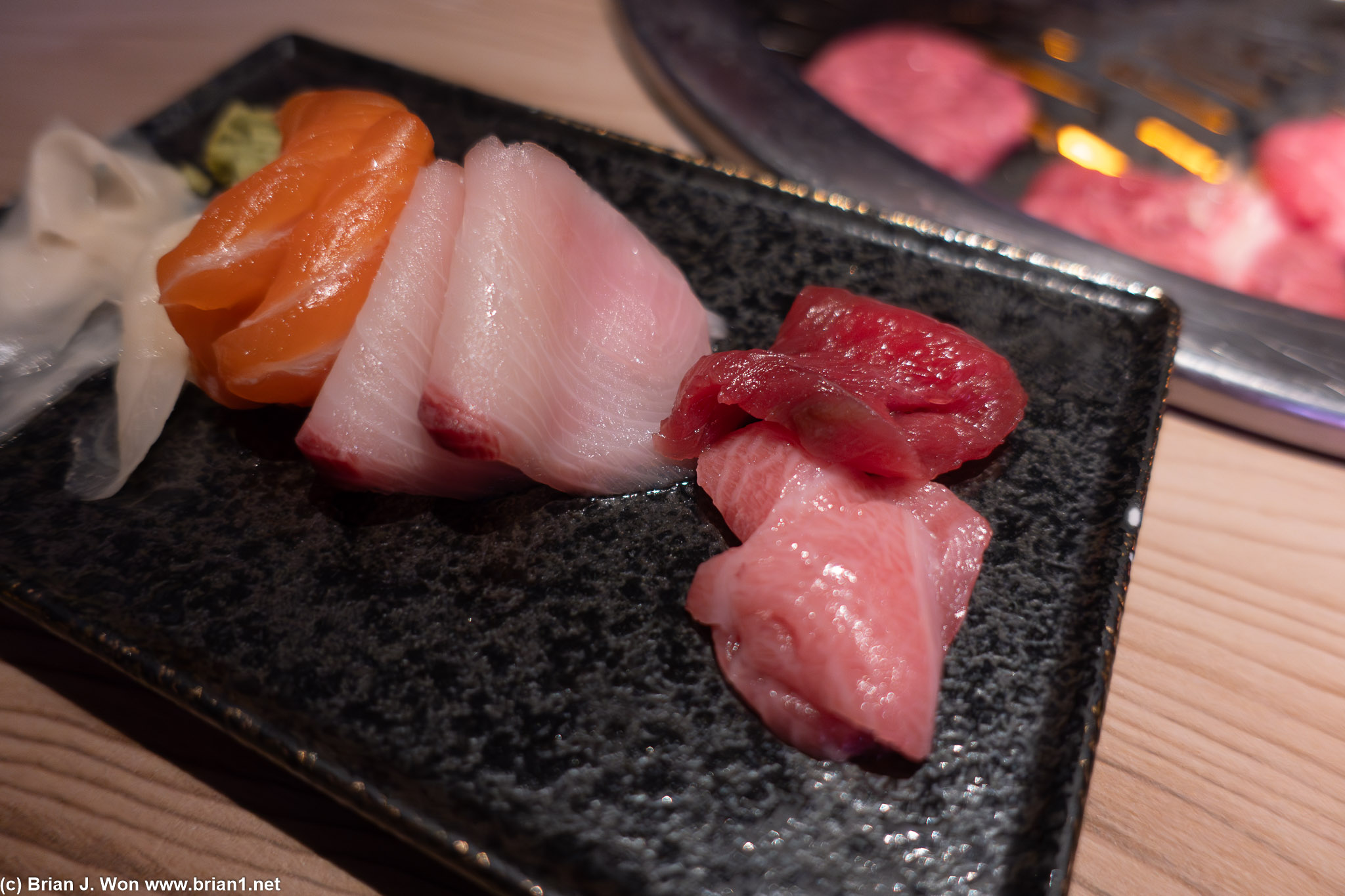 Yes, sashimi includes toro.