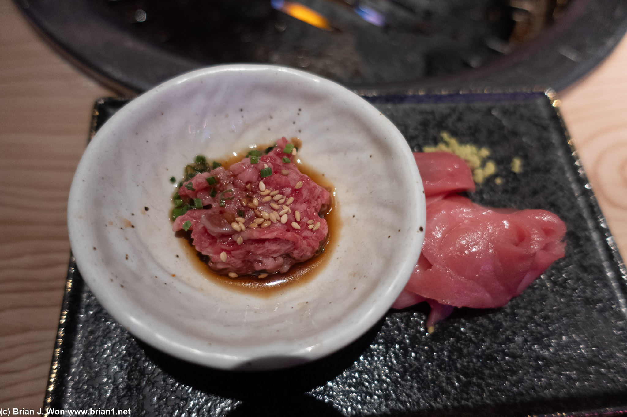 A5 waygu tartare. Pretty good.