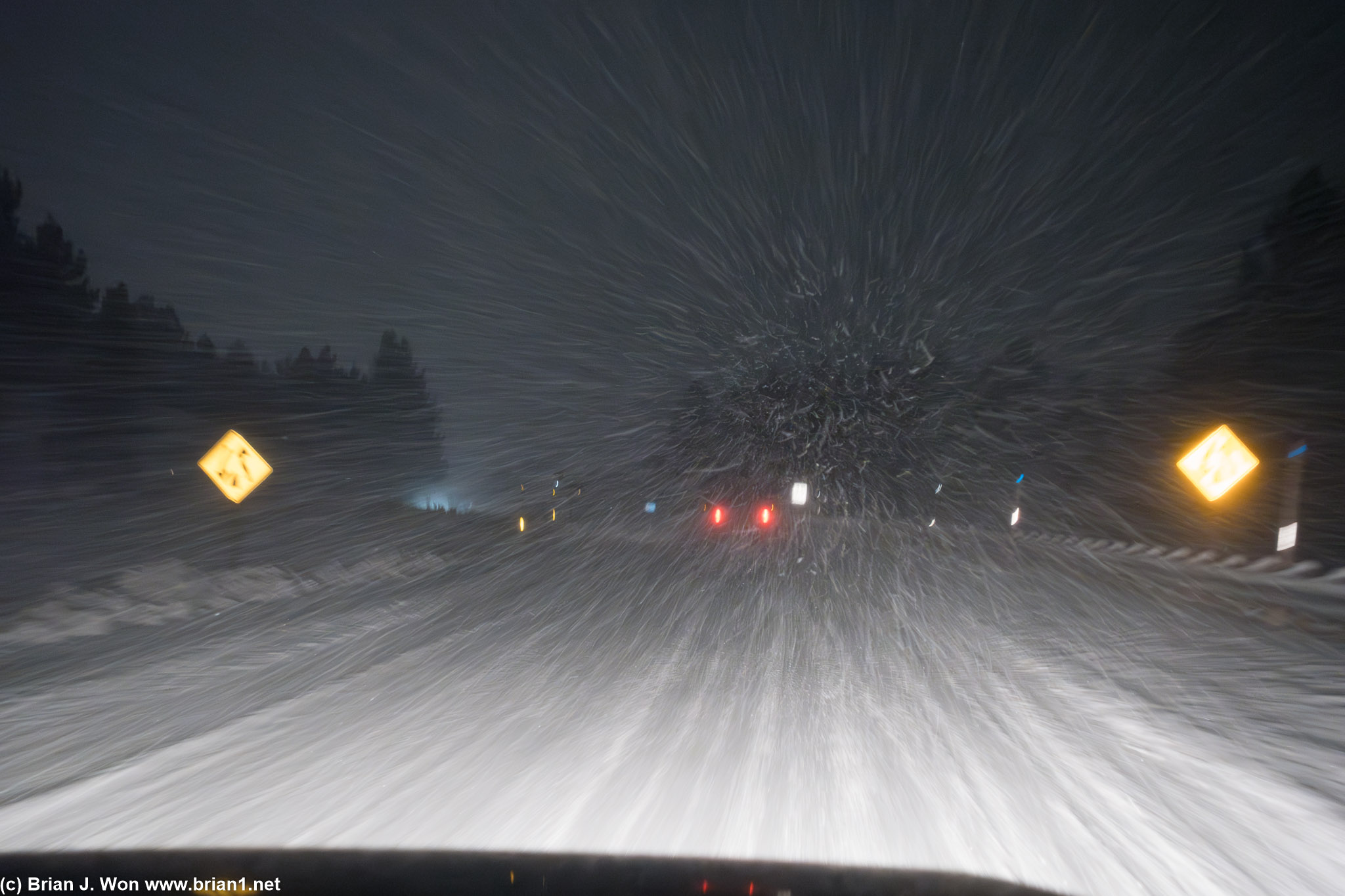 Now on CA-203 in Mammoth Lakes.