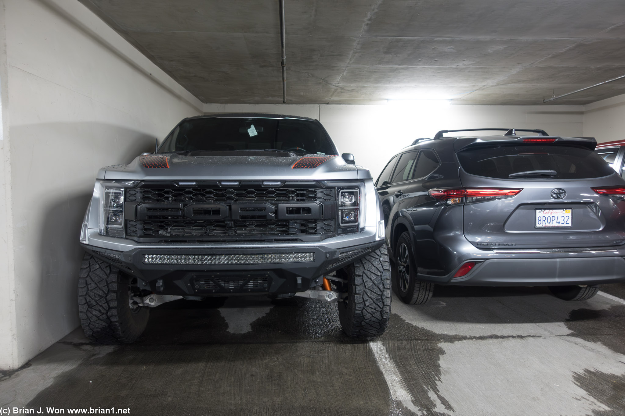 How did that F-150 Raptor fit??