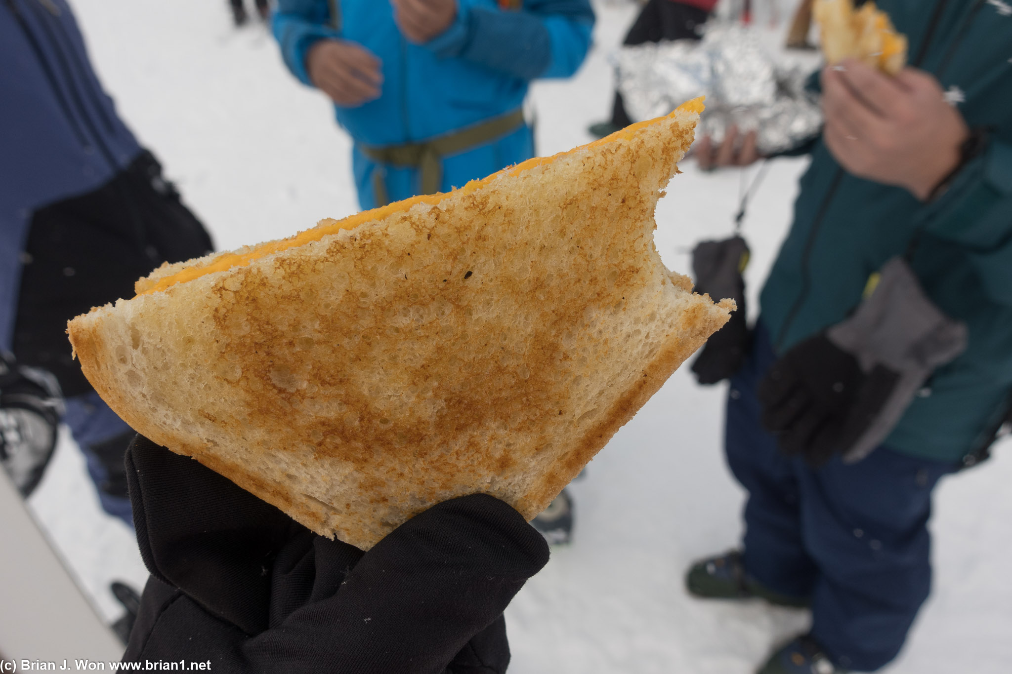 Grilled cheese sandwich from Mill Cafe at Mammoth. Hit the spot.