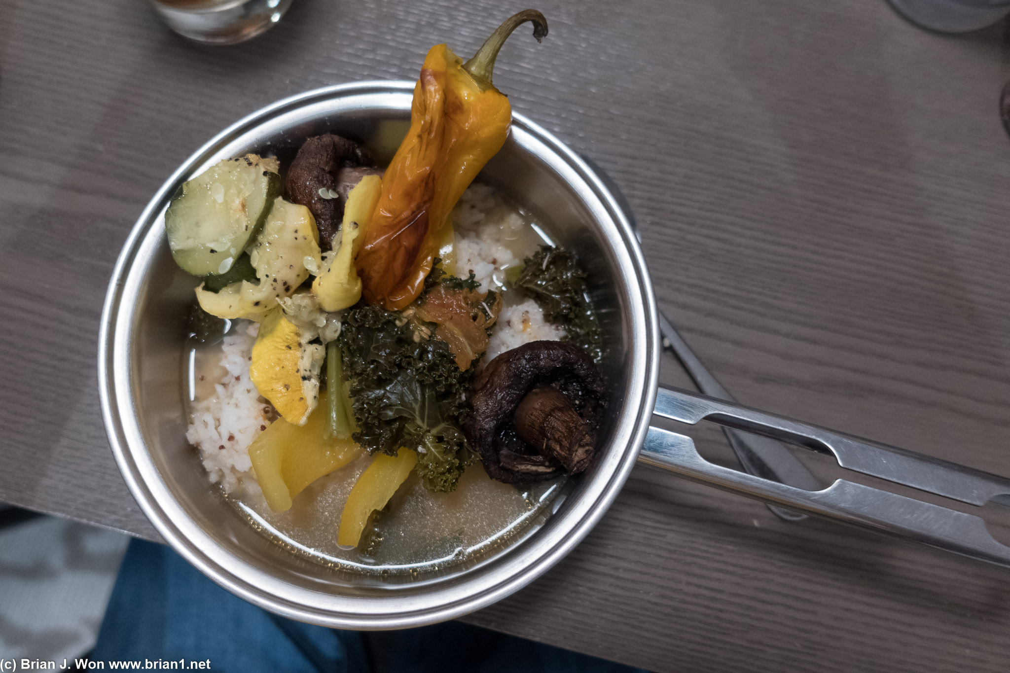 Chris' sinigang.