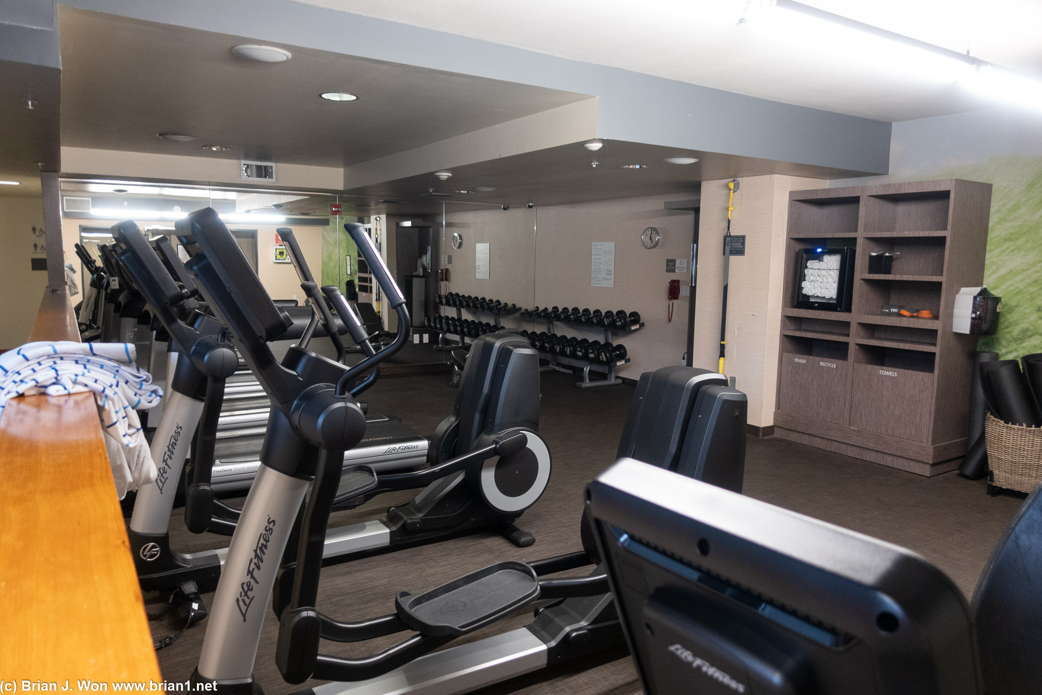 Gym at the Westin.