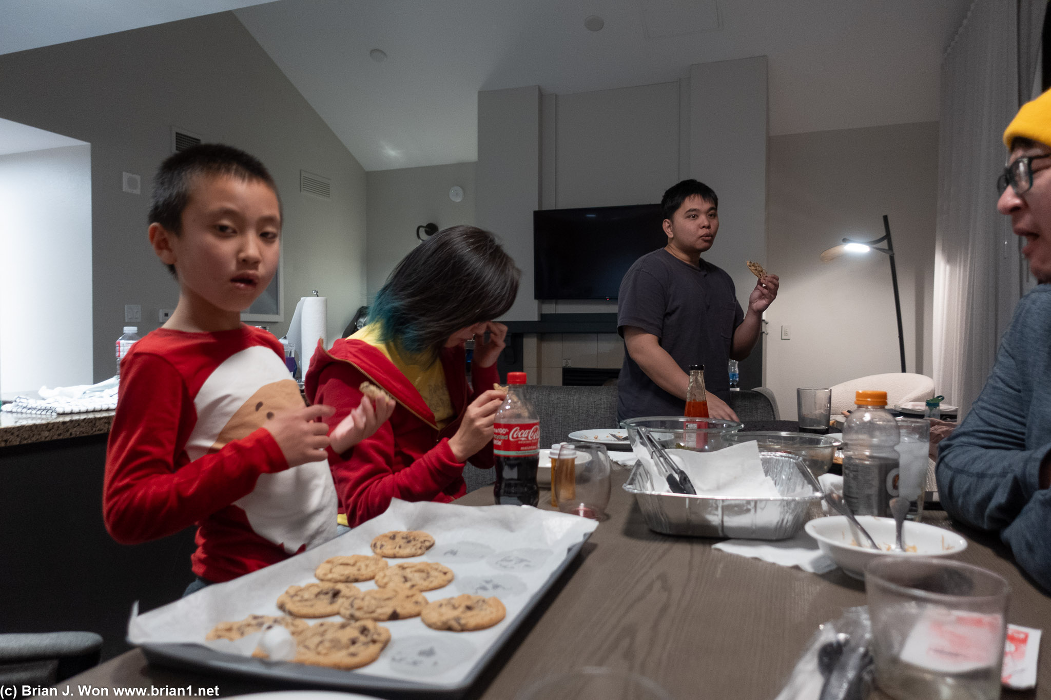 Lucas and Madison clearly love cookies.