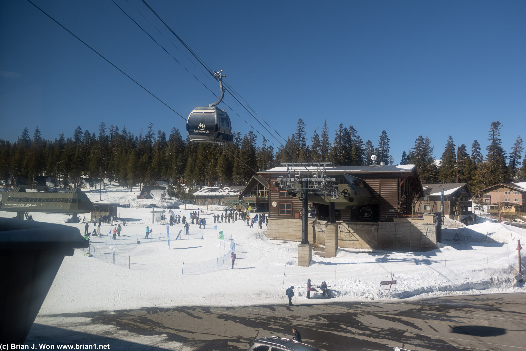 Panorama gondola as viewed from Main Lodge.