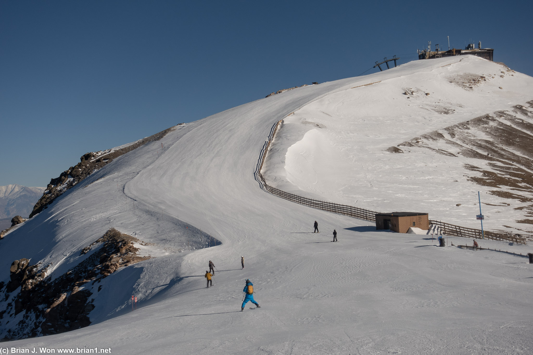 Chris at the top of Cornice.