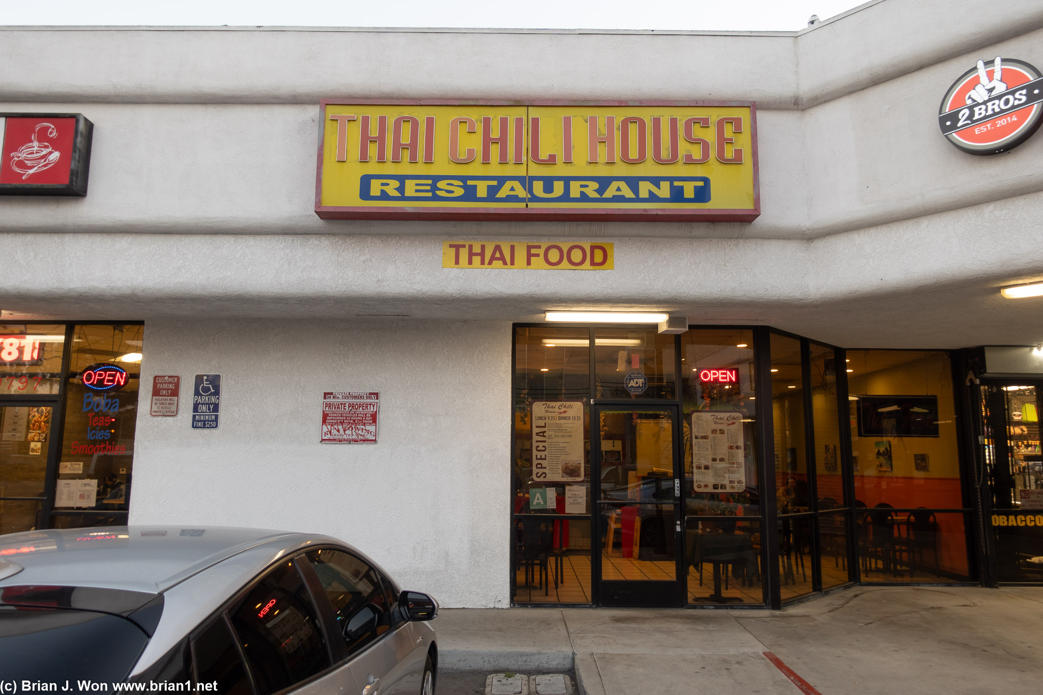 Thai Chili House in Northridge.