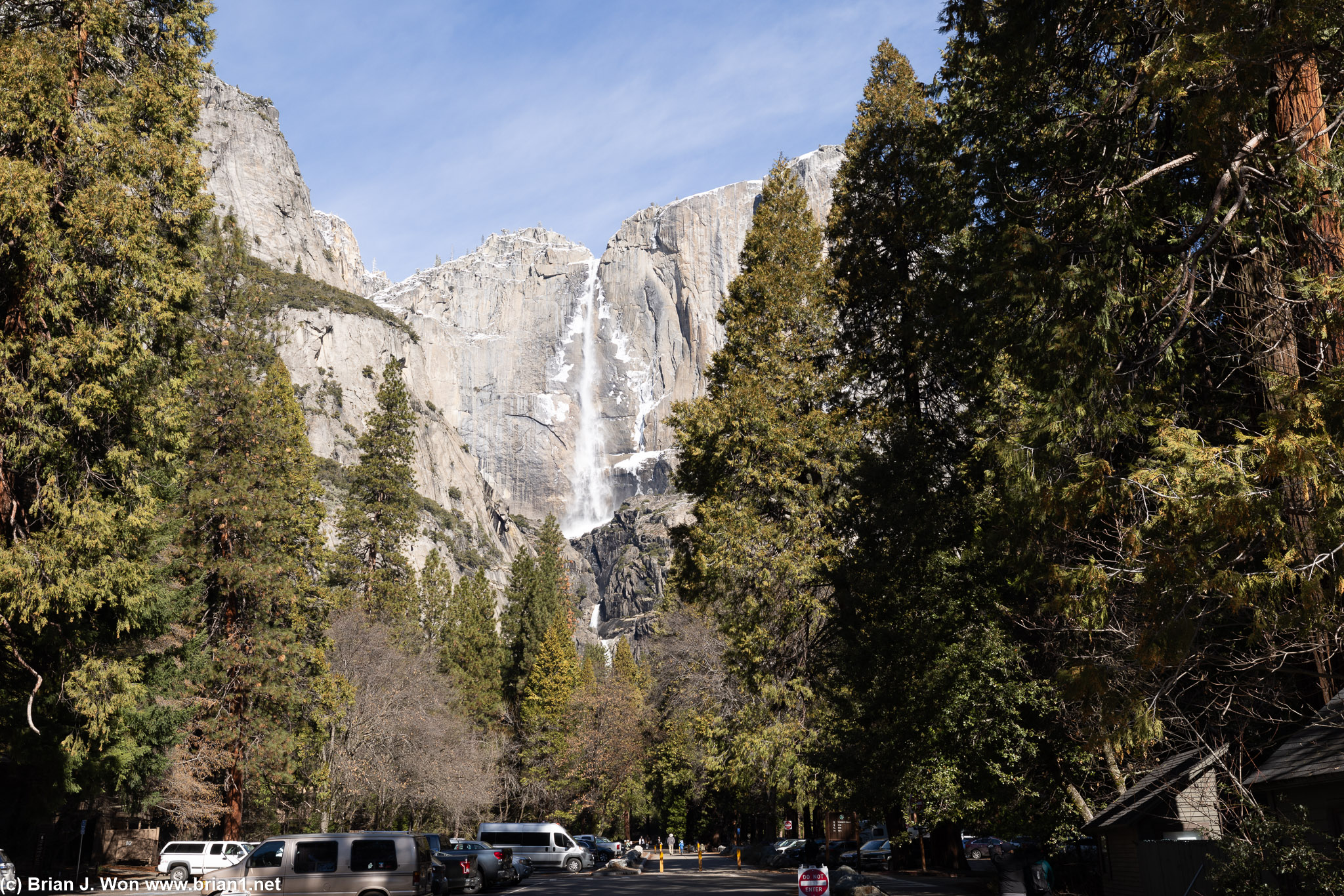 Even the parking lot has some great views.