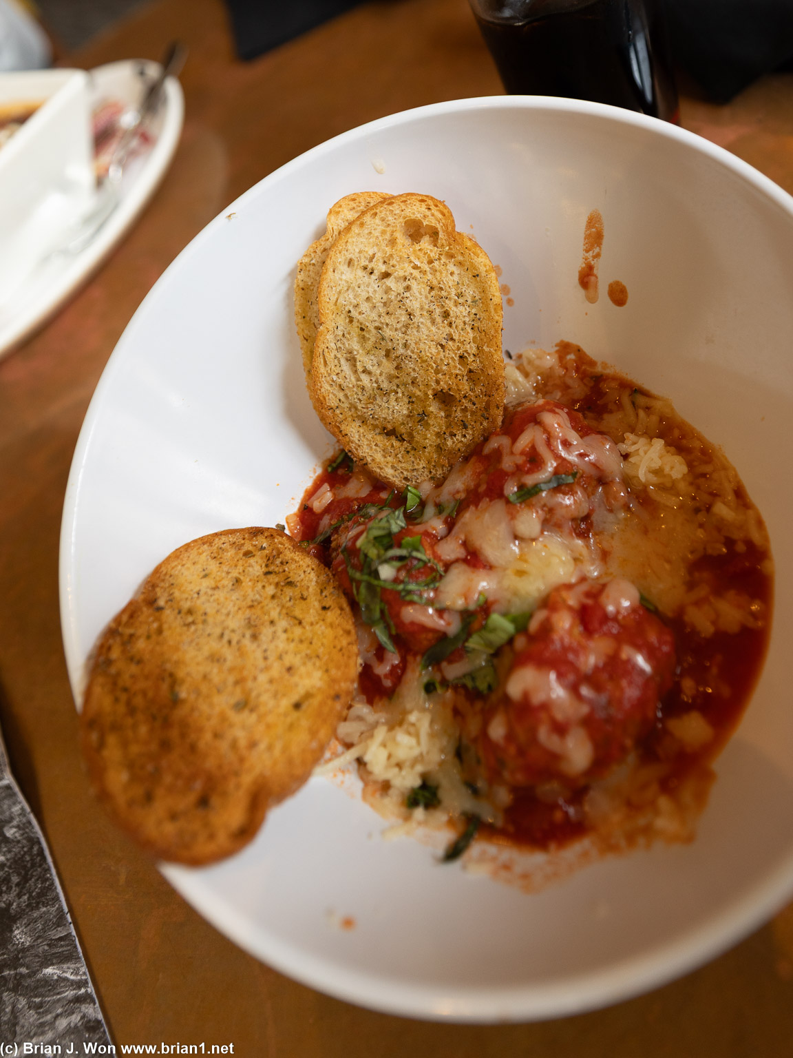 Meatballs at The Ahwahnee Bar. Not bad.