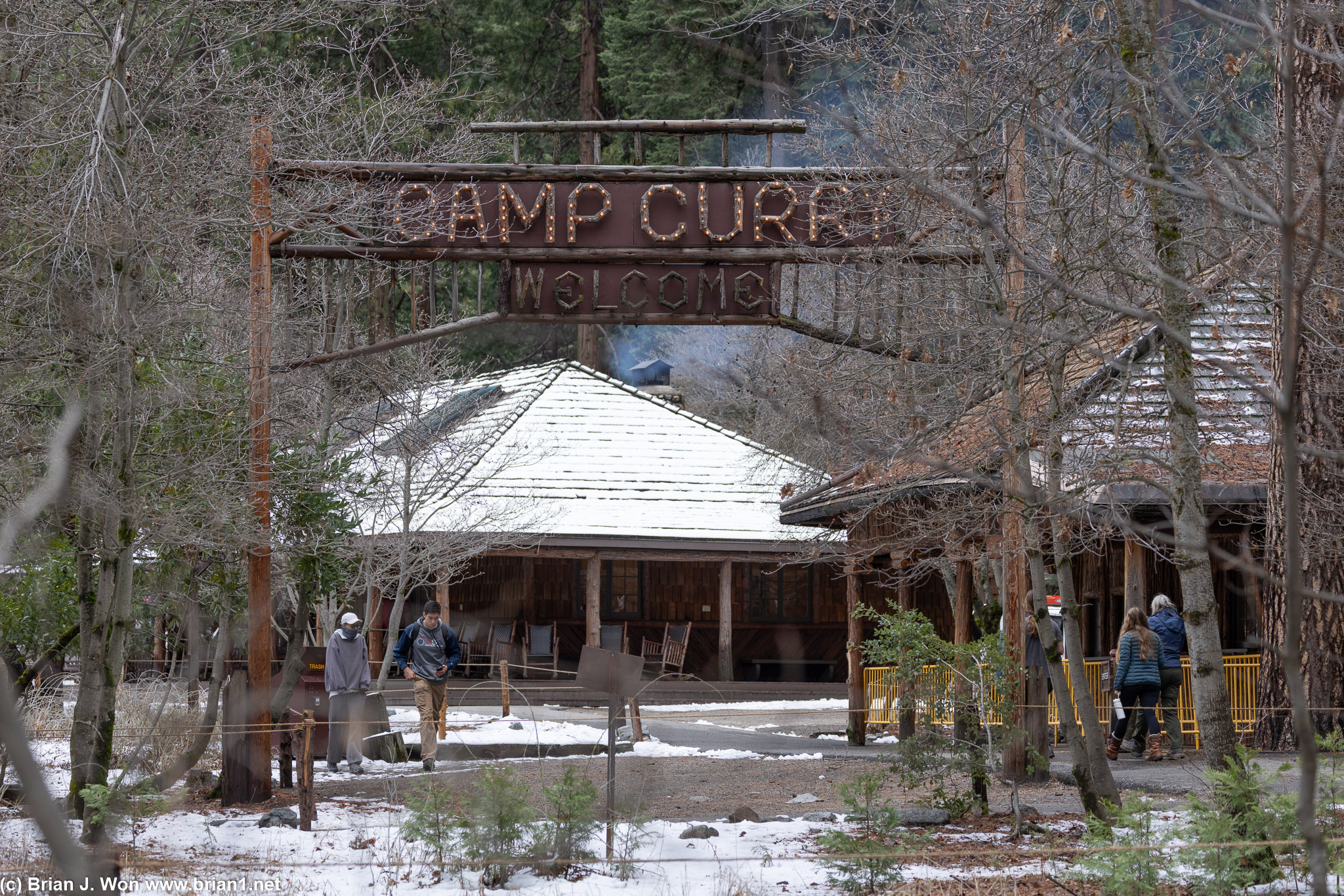 Camp Curry a short walk away.