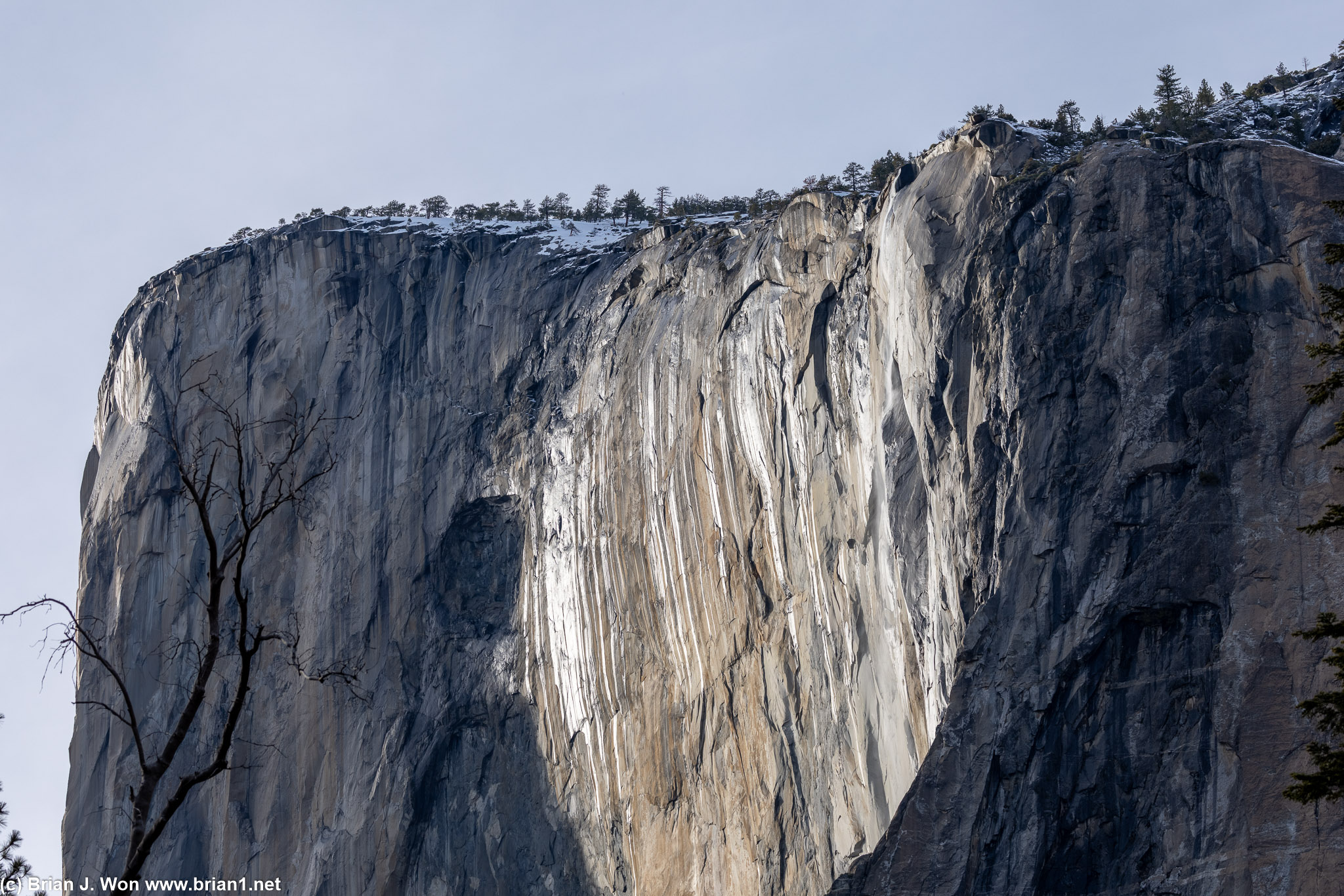 Back at Horsetail Fall, hoping for the firefall to emerge today.