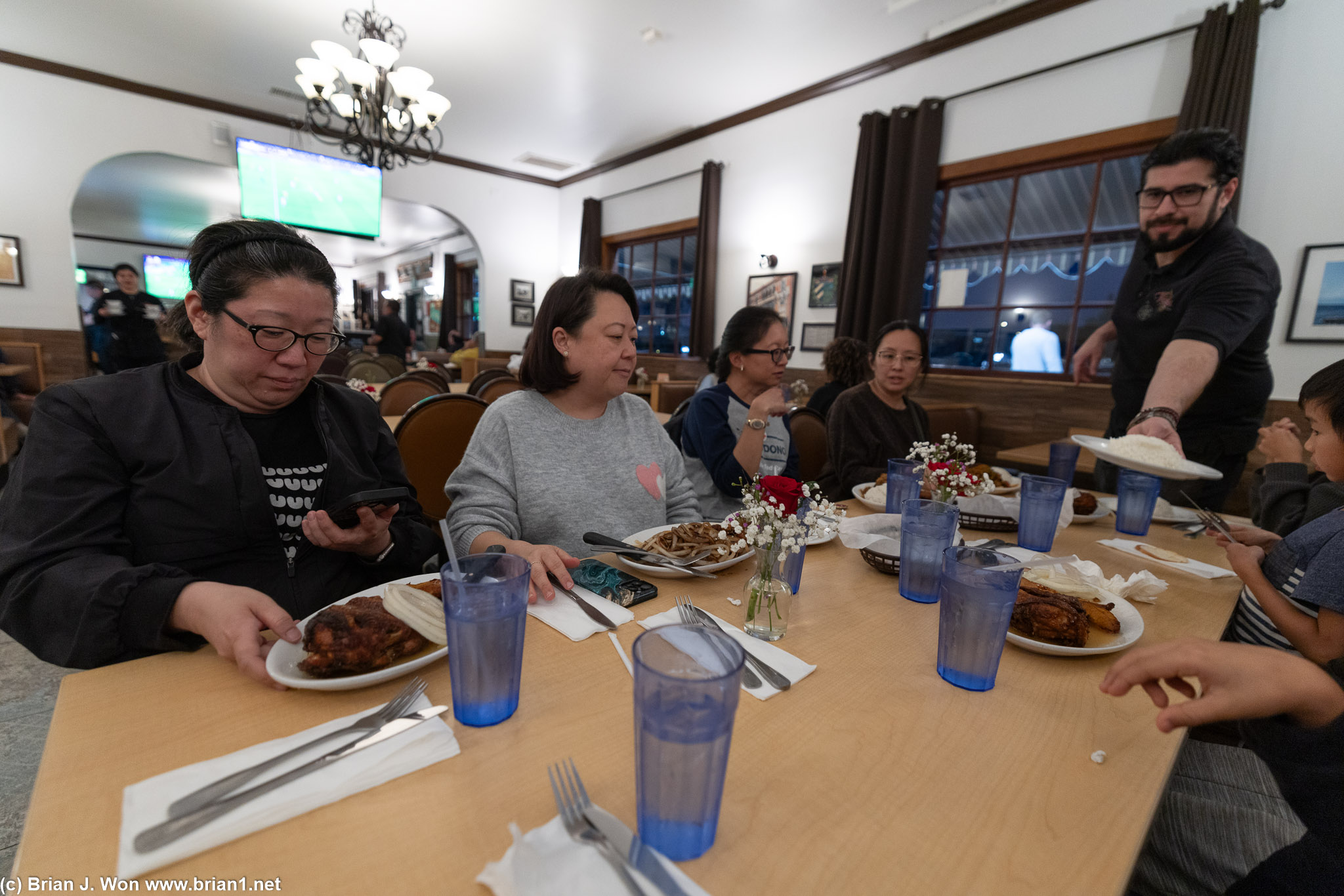 Dinner at Versailles.