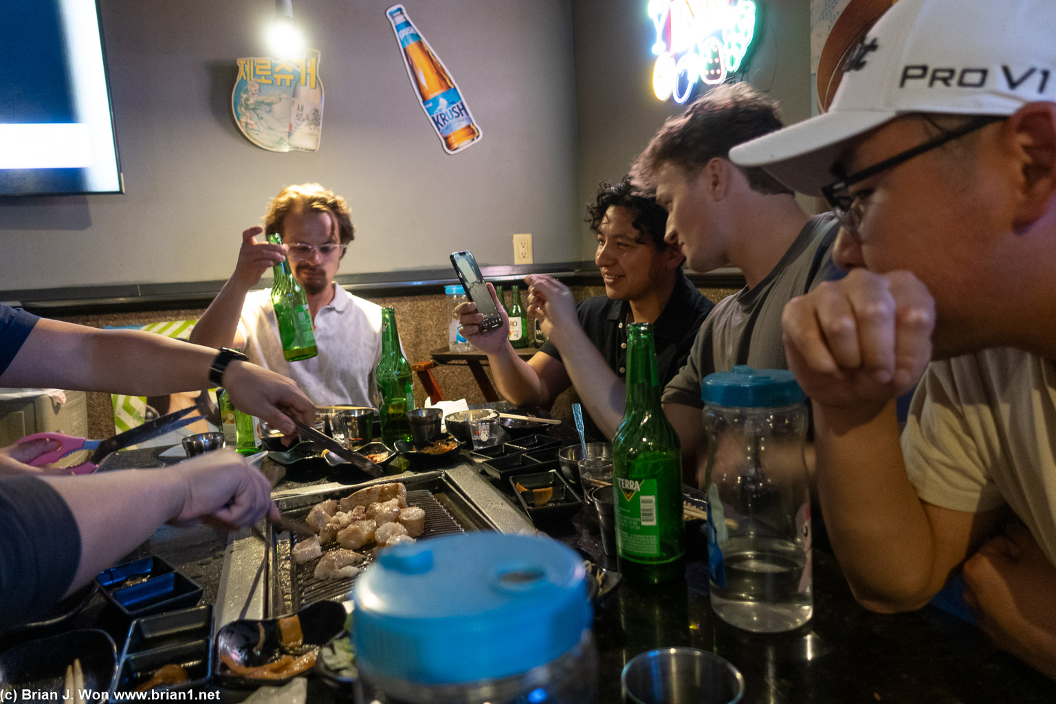 Soju and intestine.
