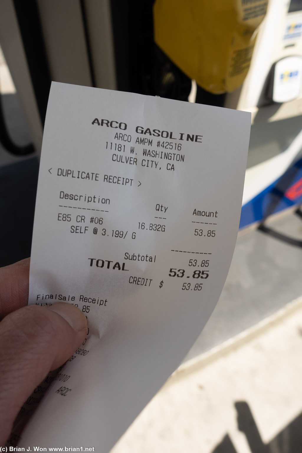 E85 may have many drawbacks but at least it's cheap.