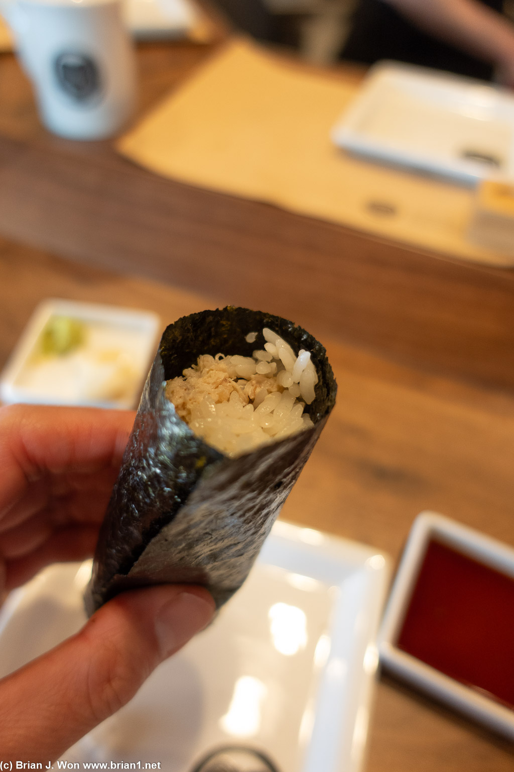 Blue crab hand roll is quality, but not quite my favorite.