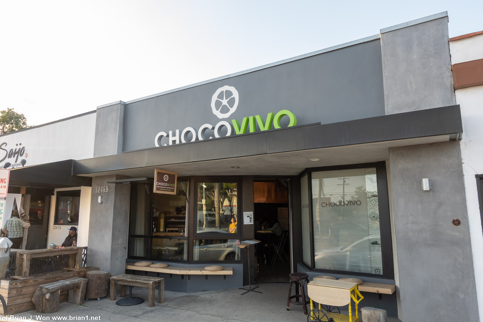 ChocoVivo is next door.