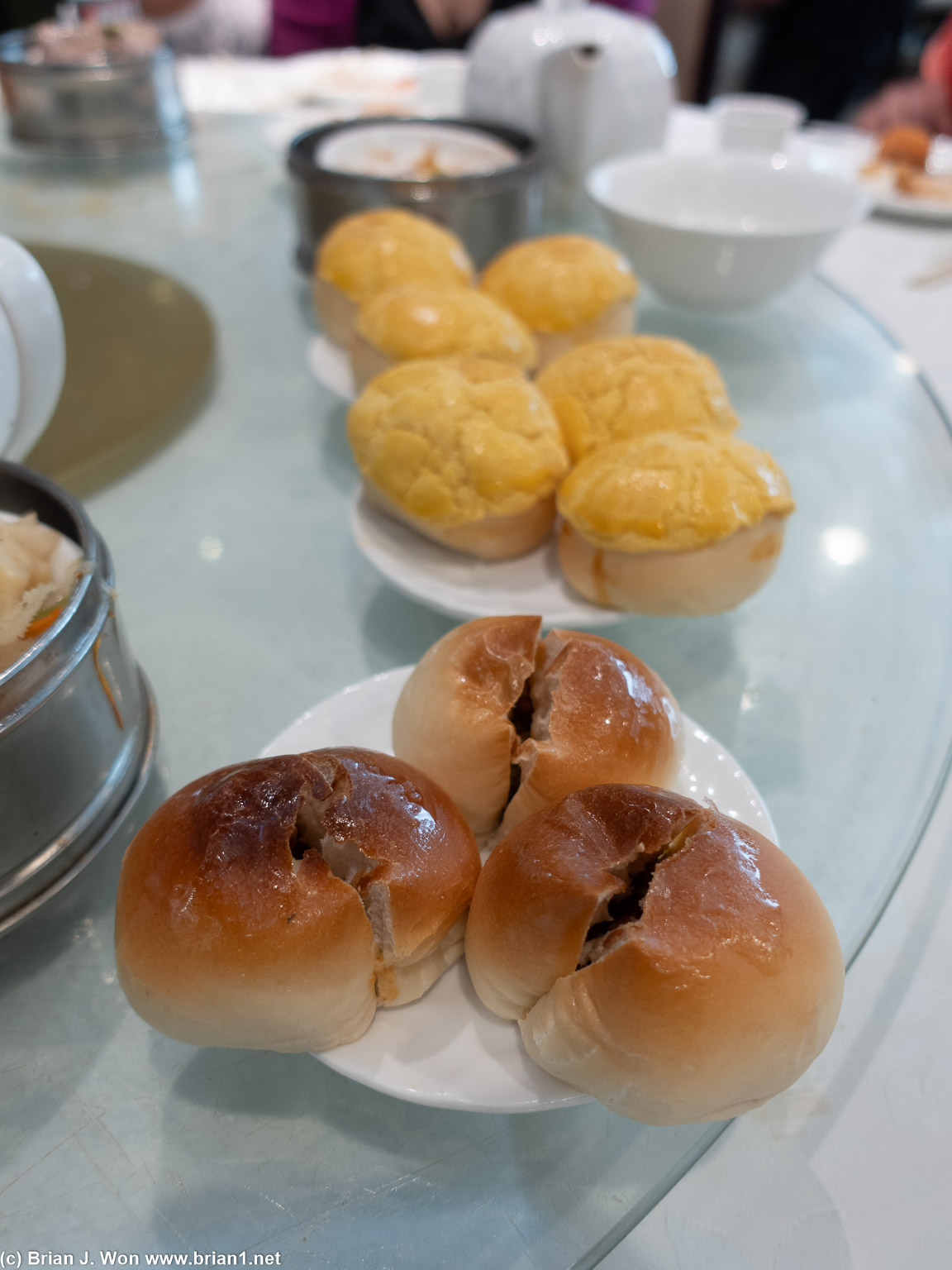 Char siu bao, baked.