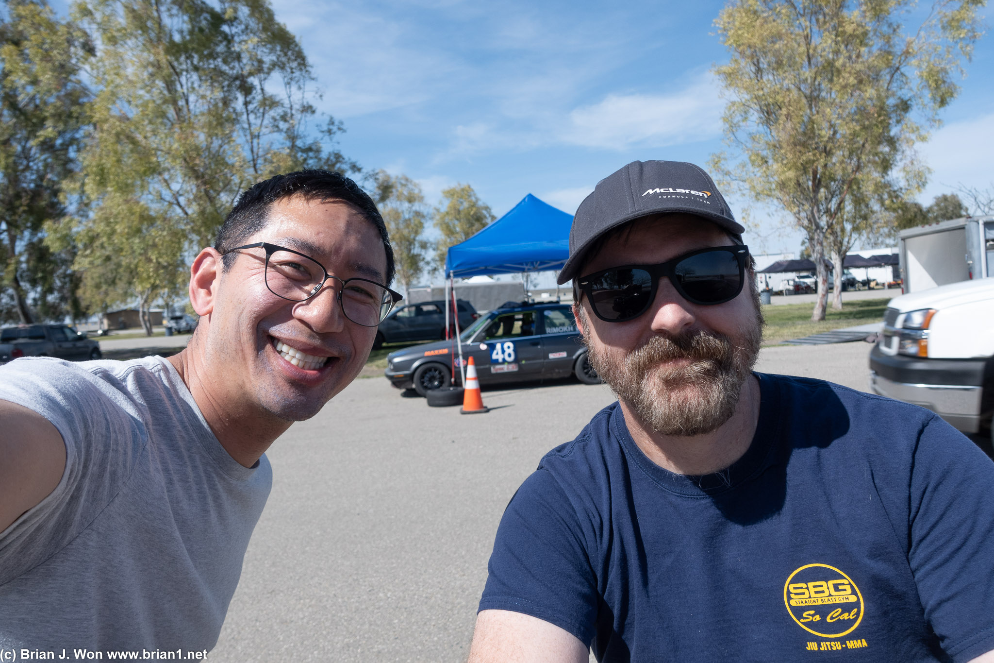 With instructor Colin.