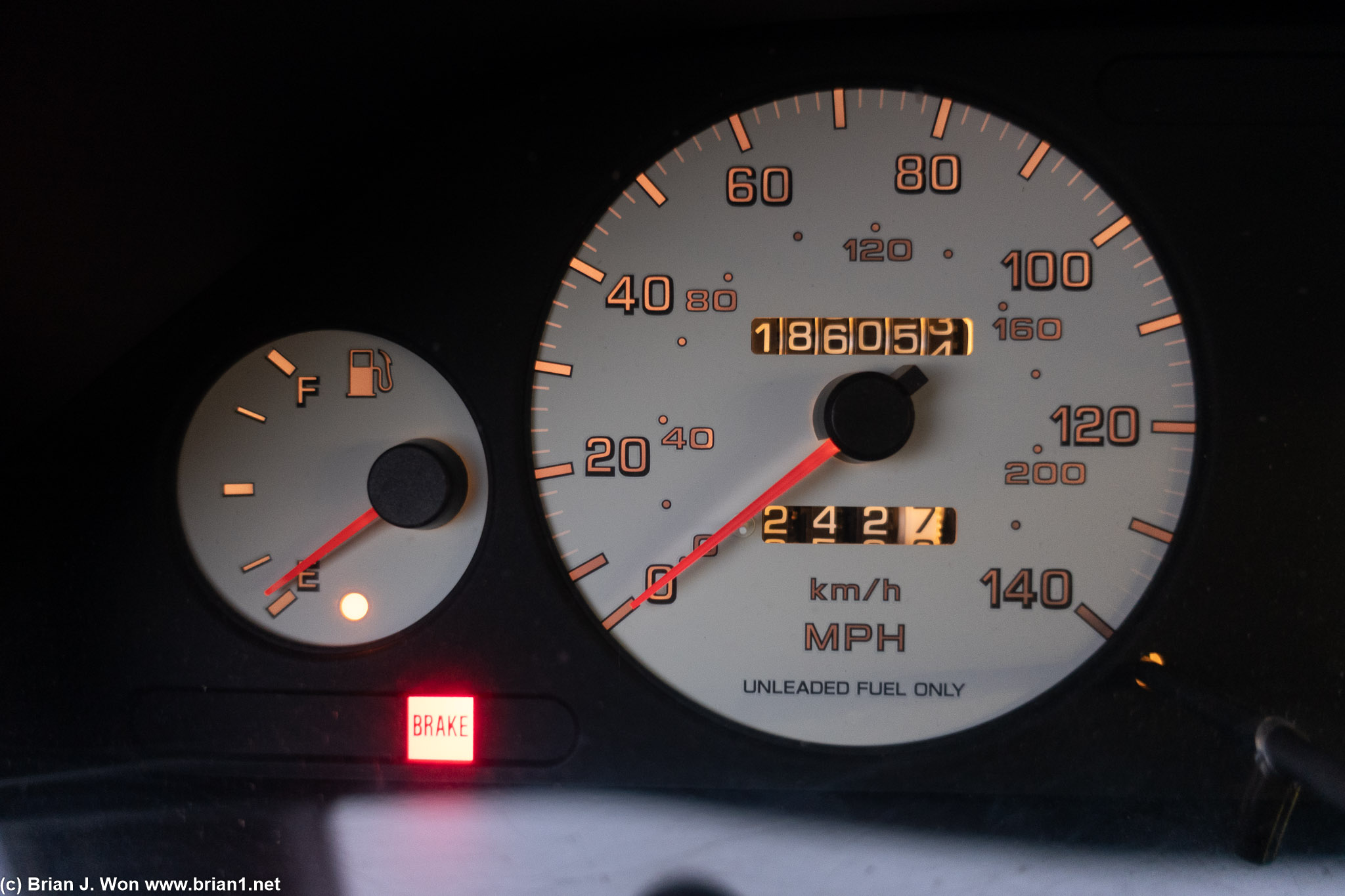Made it from Buttonwillow, an hour on the track, errands, and all the way home.