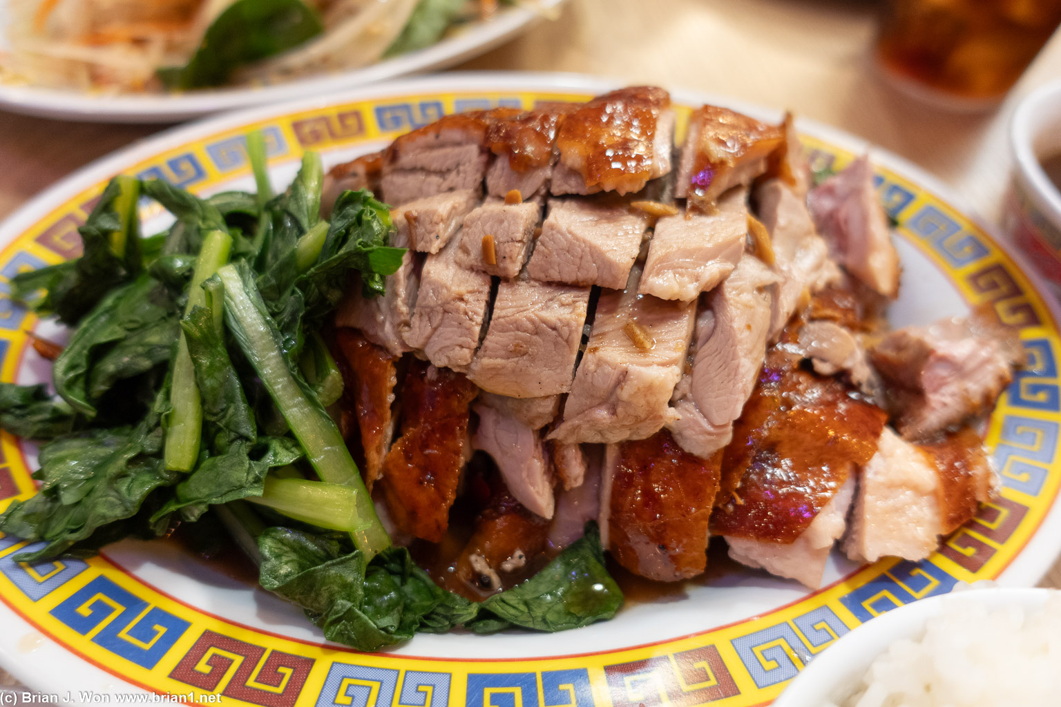 Skin could be more crispy, but overall very good.