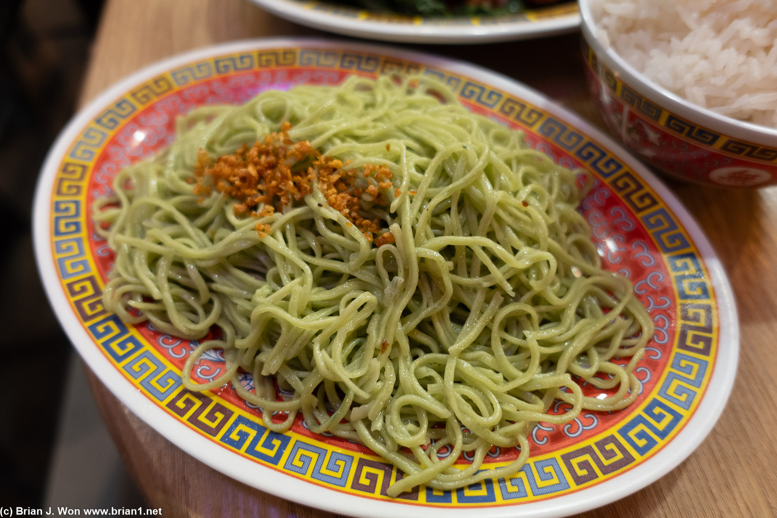 Noodles were a tad overcooked.