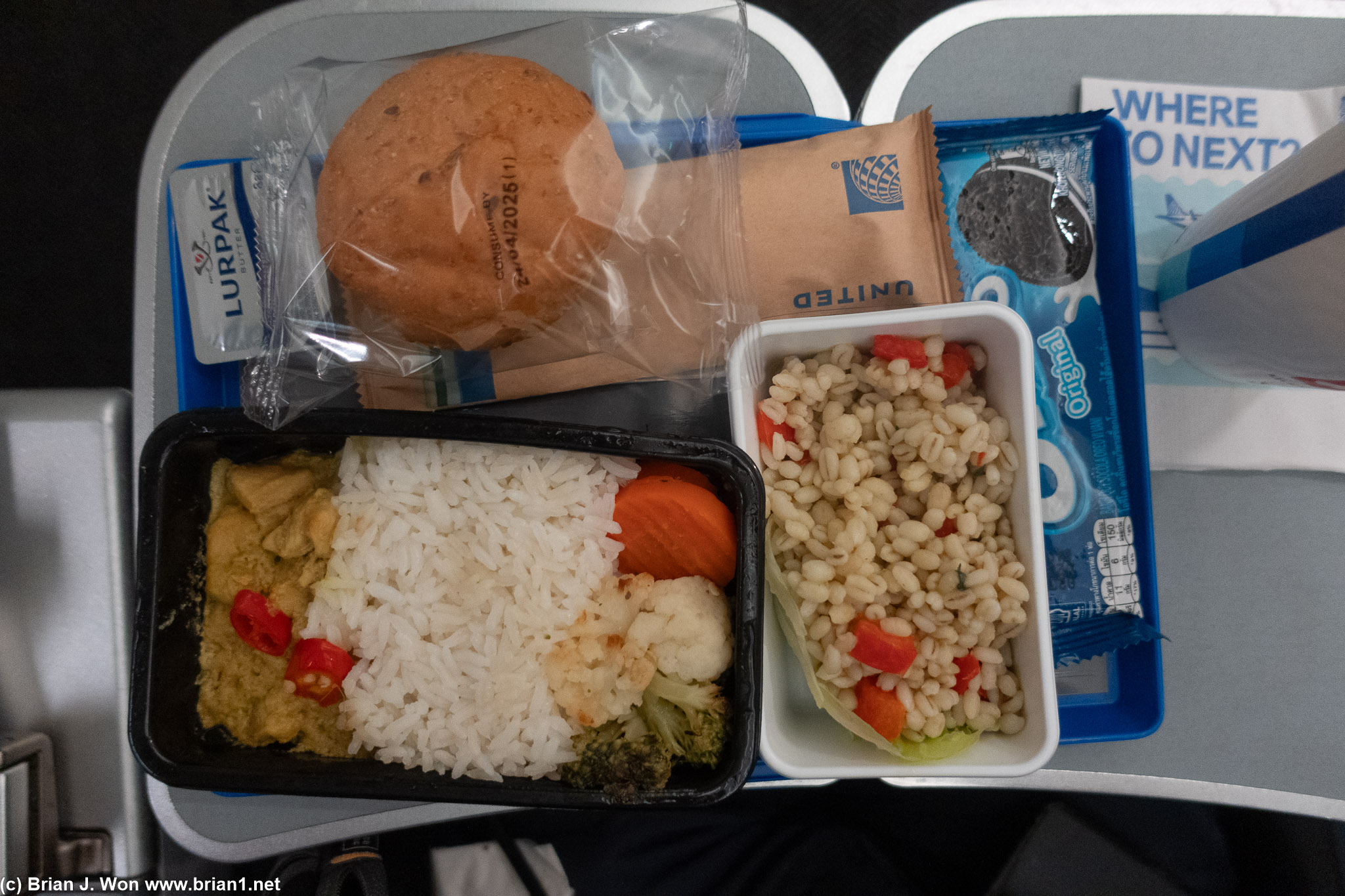 Economy food. The stupid grain salads are still on the menu??