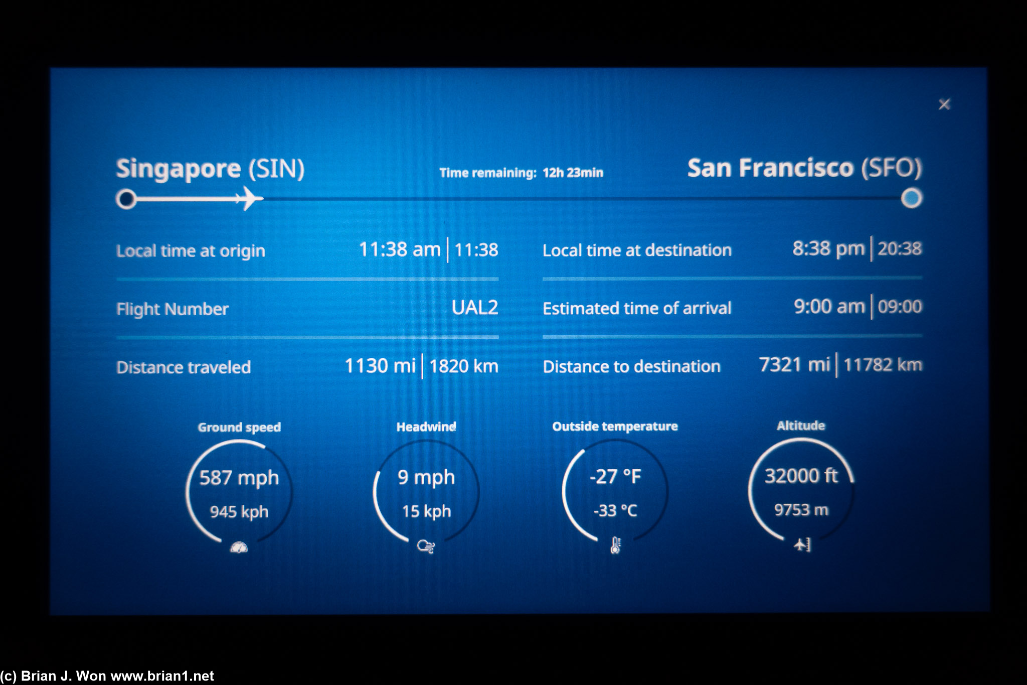 Supposed to be 14 or so hours back to SFO...