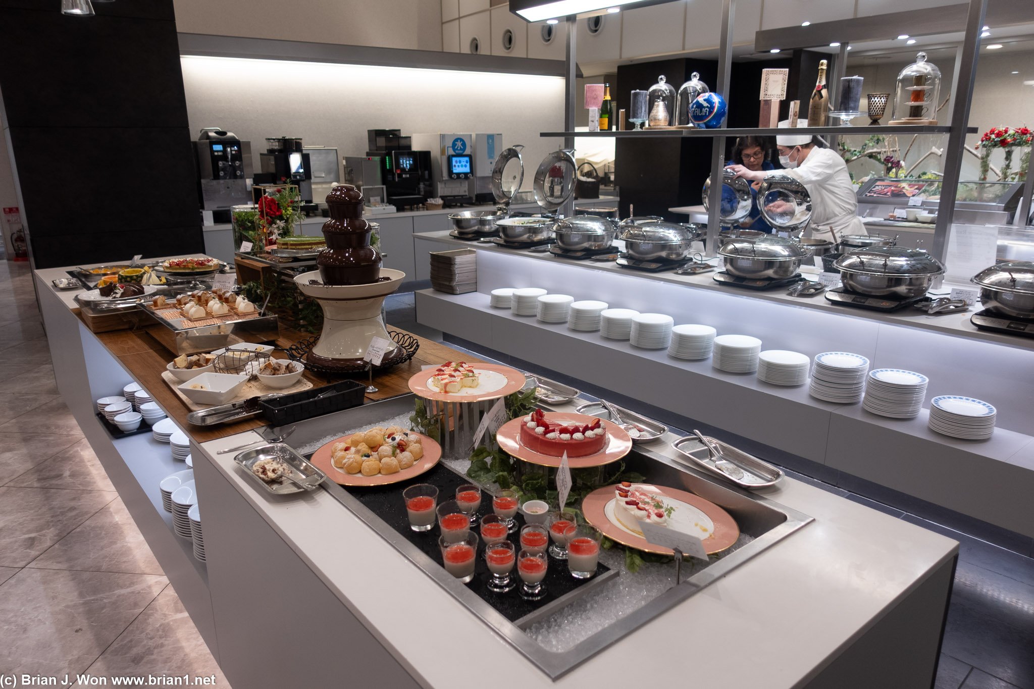 Japanese hotel with Italian buffet?