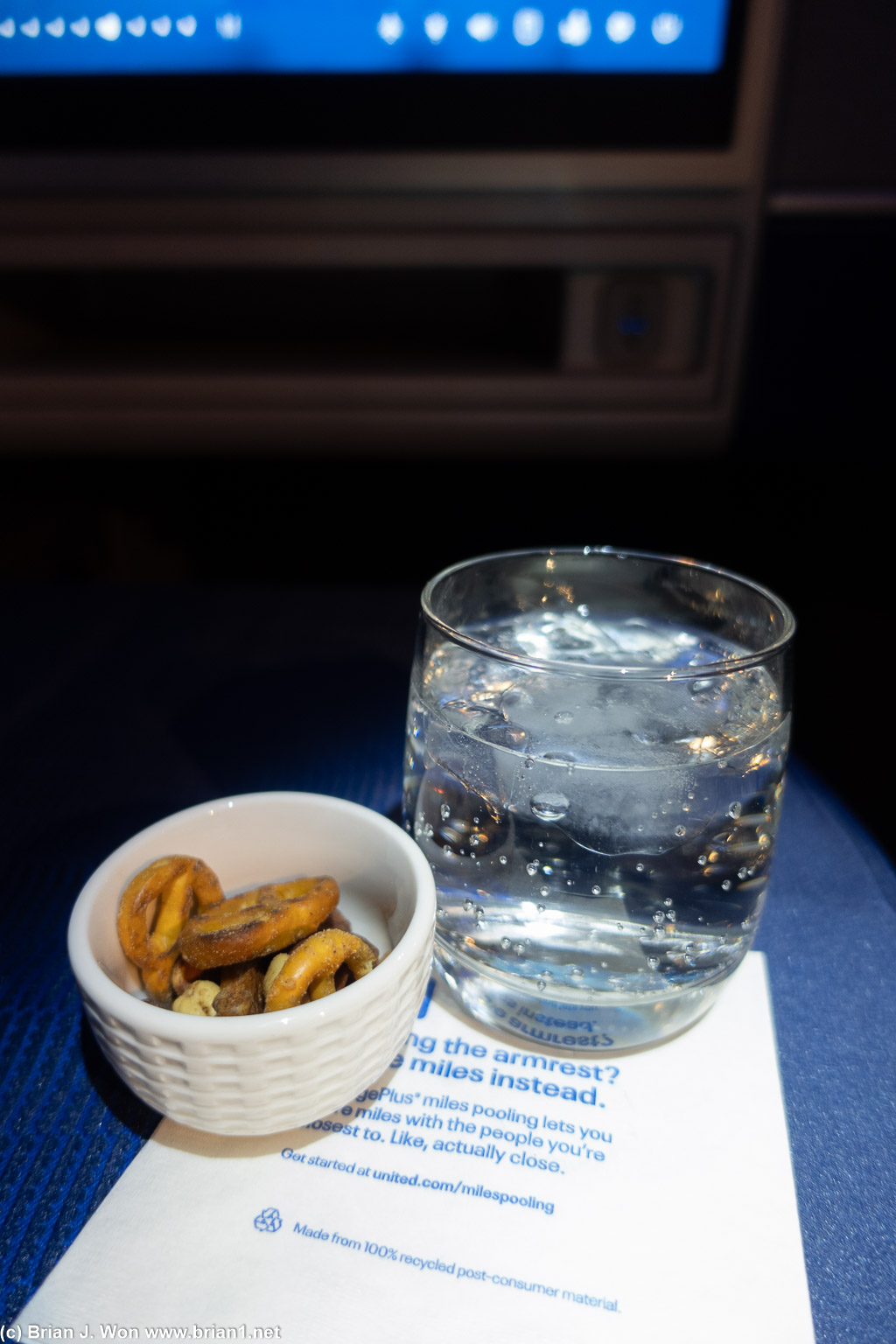 The new warm nuts and pretzels are clearly a cost-cutting thing.