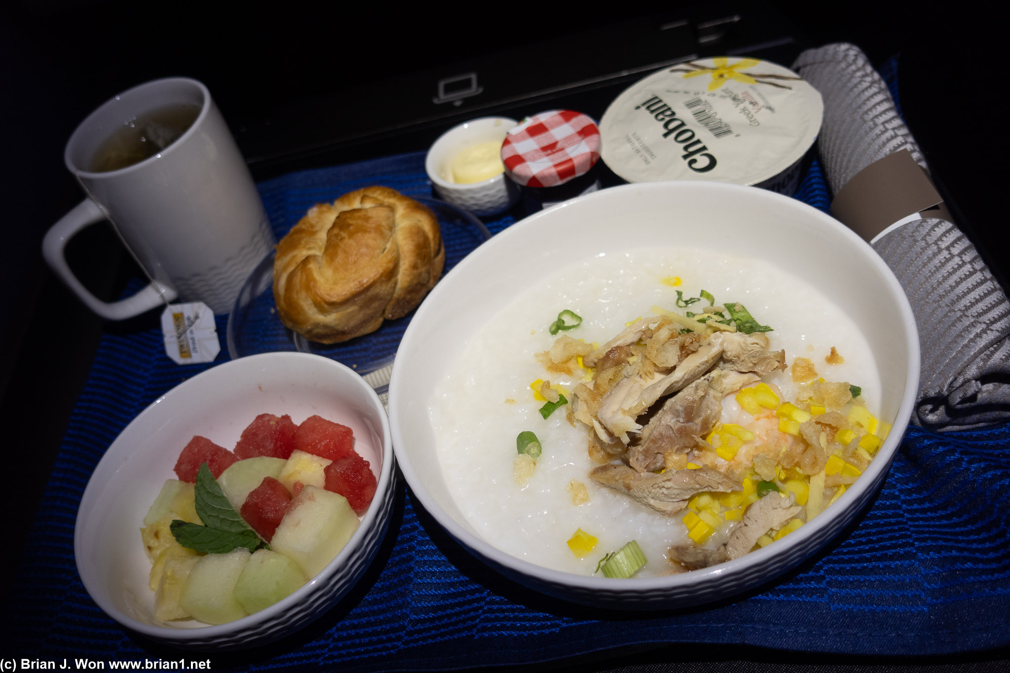 They overcooked the chicken, and what's with yellow bell peppers?