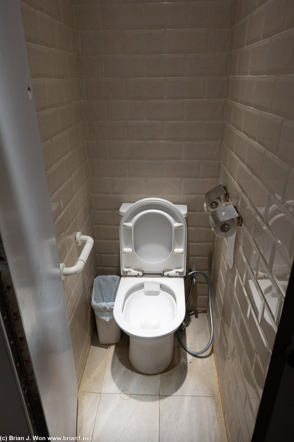 A restaurant with clean bathrooms should be applauded.
